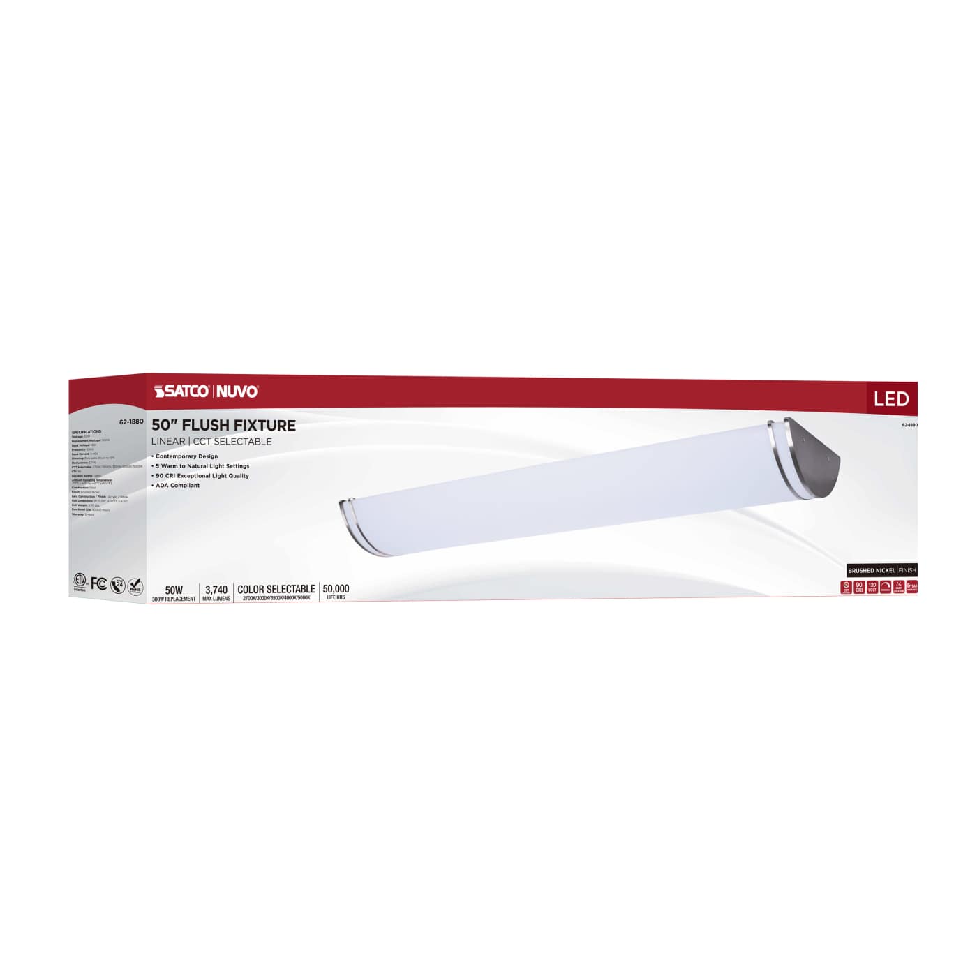 LED GLAMOUR 50" LINEAR CEILING - 62-1880