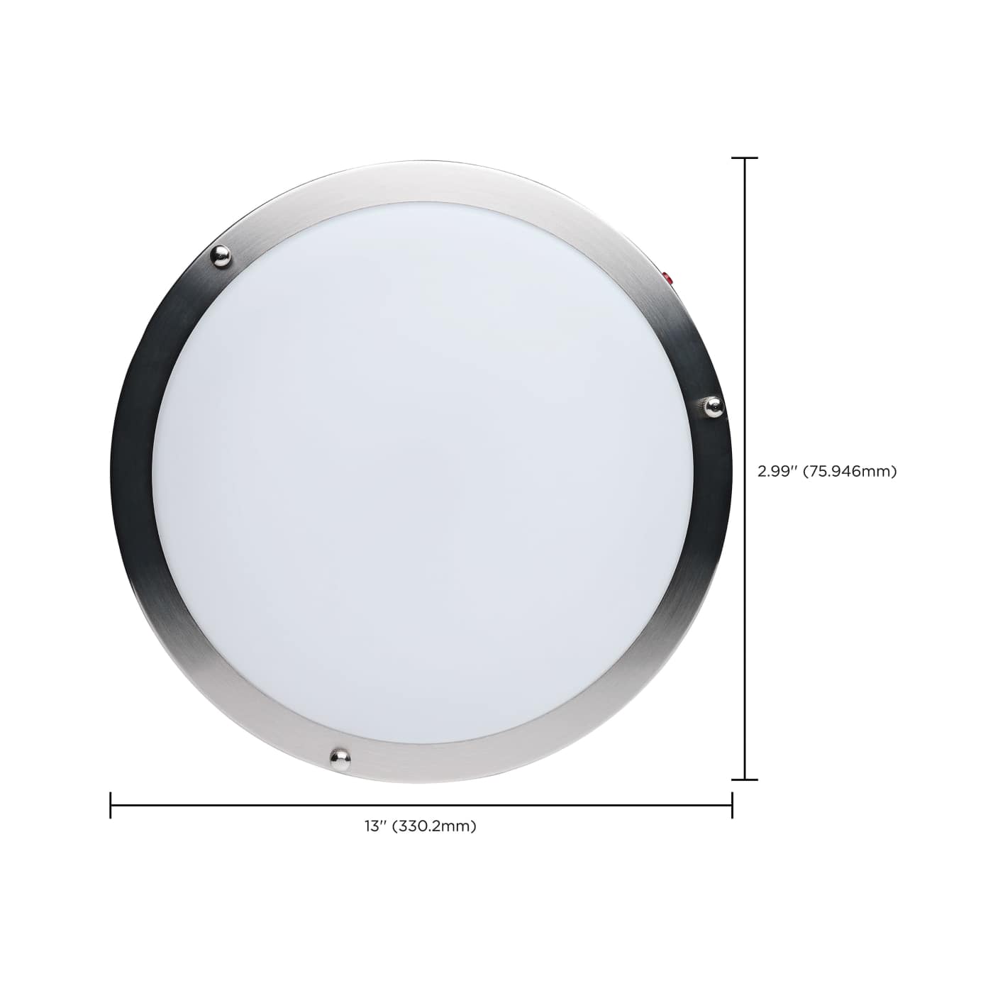 LED EM 13" GLAMOUR FLUSH - 62-1890