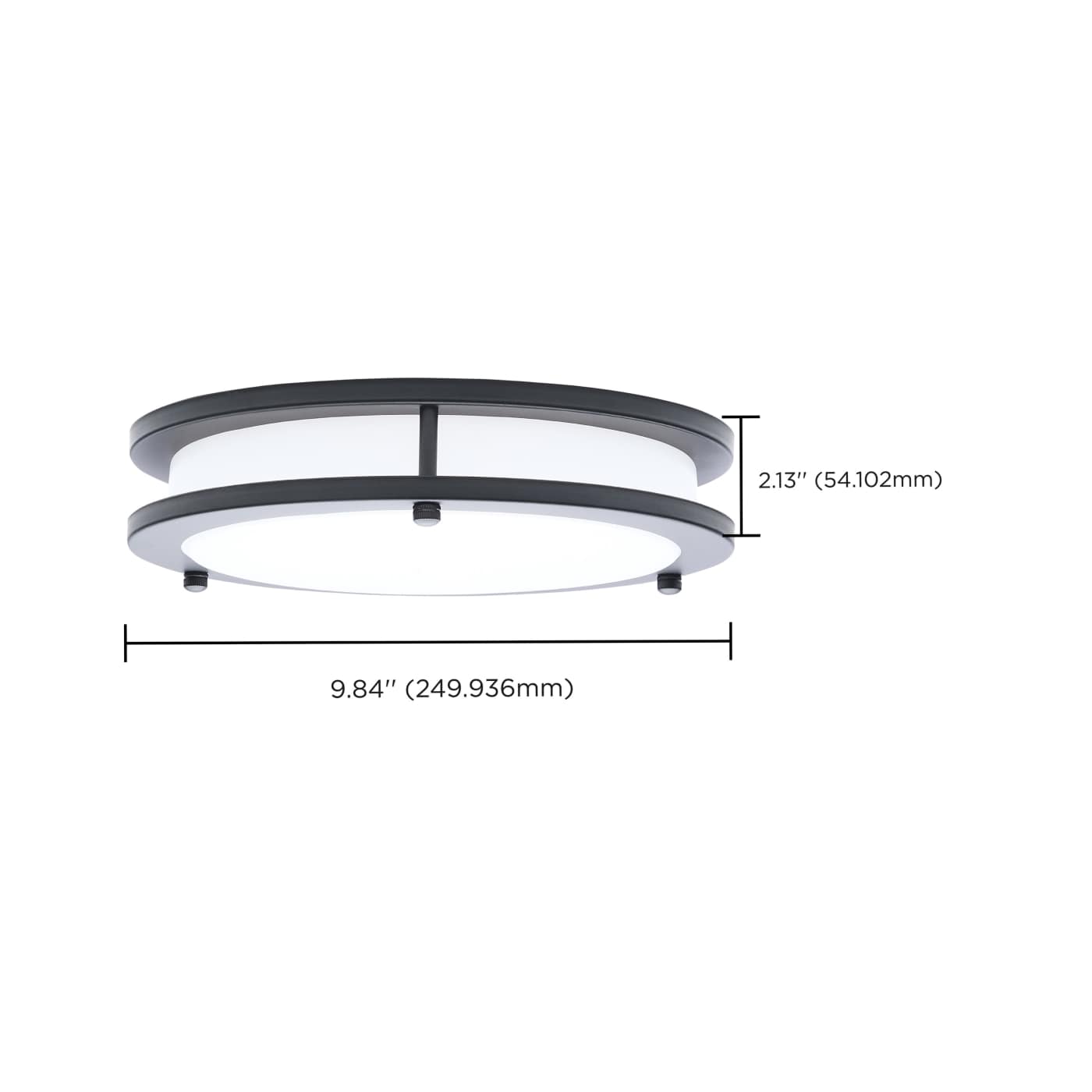 LED GLAMOUR BL 10" FLUSH - 62-1975