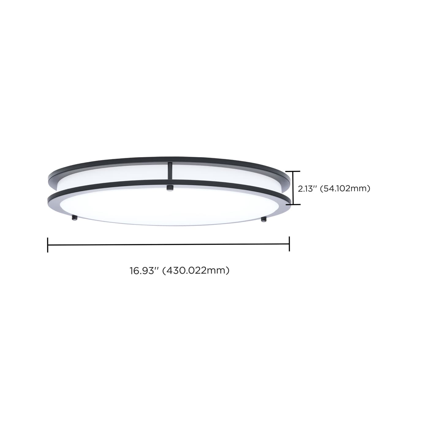 LED GLAMOUR BL 17" FLUSH - 62-1977