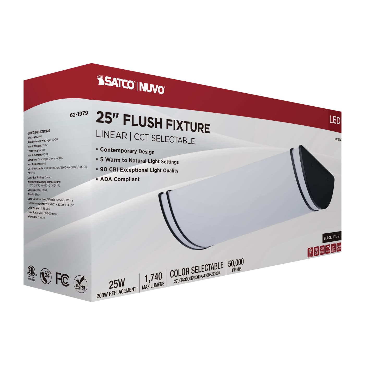 LED GLAMOUR BL 25" LINEAR - 62-1979