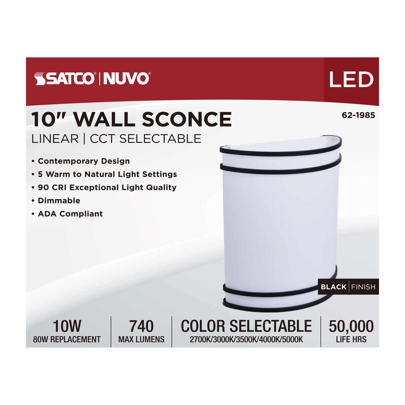 LED GLAMOUR BL WALL SCONCE - 62-1985