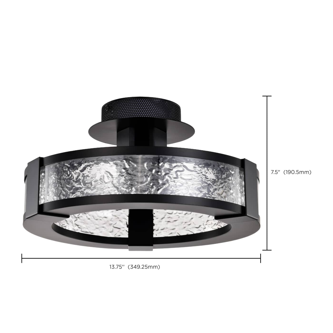DARROW 13" LED SEMI FLUSH - 62-2001