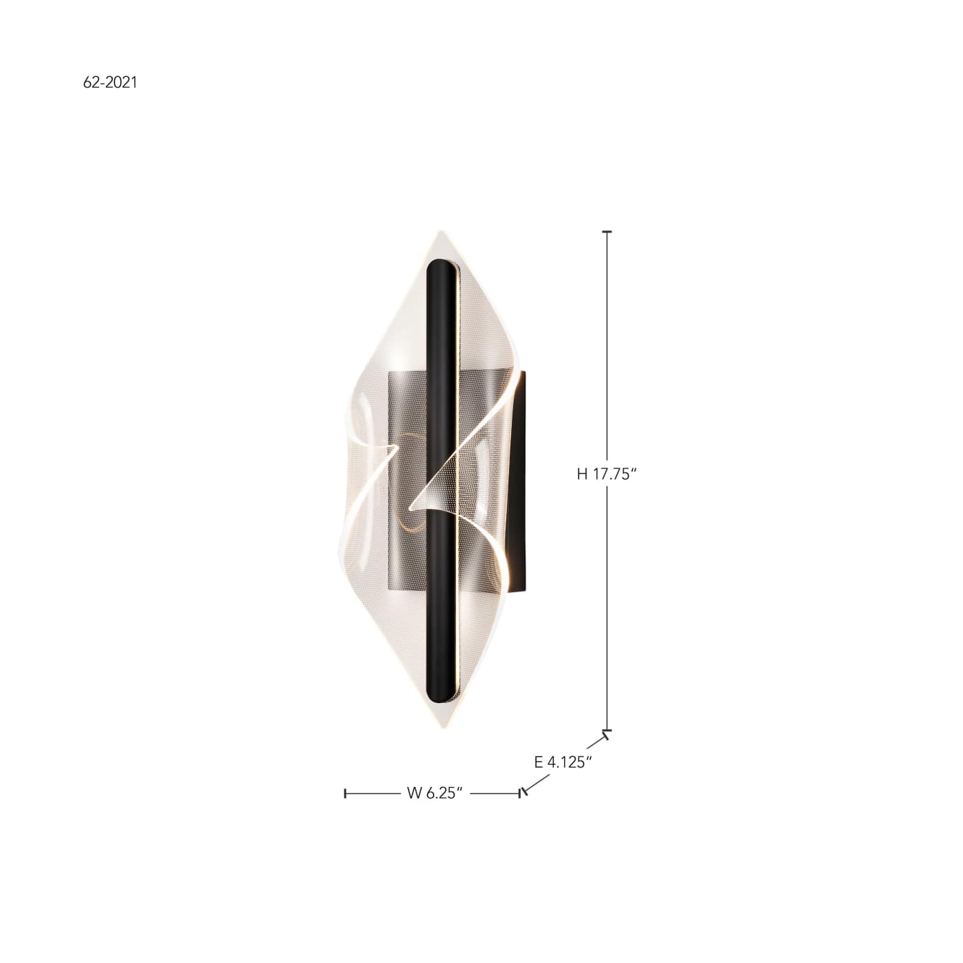 GENEVA 18" LED SM WALL SCONCE - 62-2021