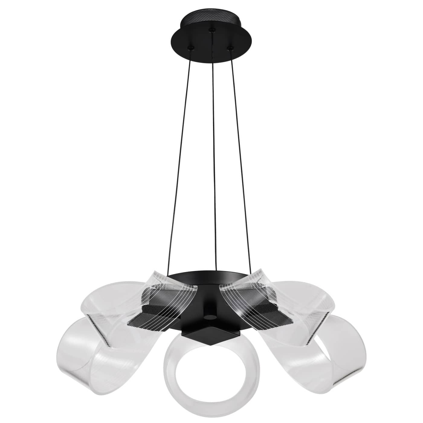 BARNETT 21" LED 5 LIGHT CHAND - 62-2036