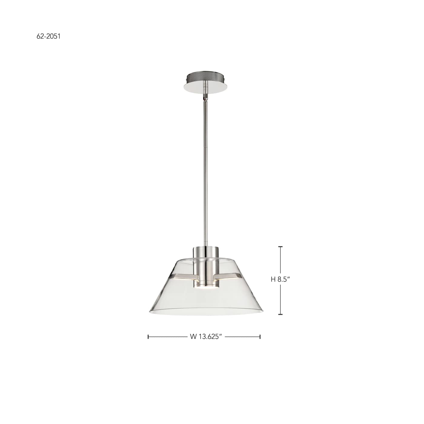EDMOND 14" LED PENDANT - 62-2051