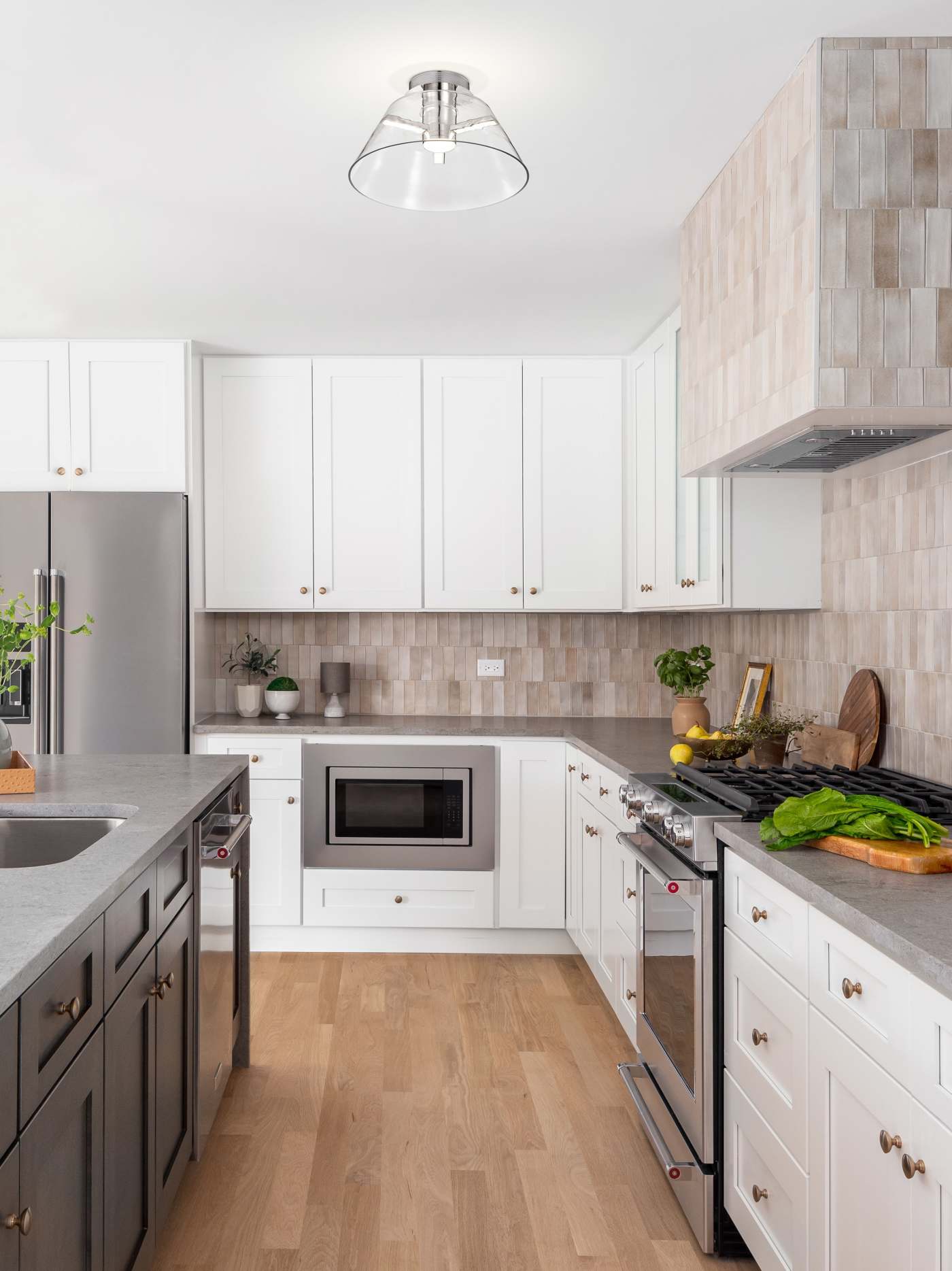 EDMOND 17" LED SEMI FLUSH - 62-2054