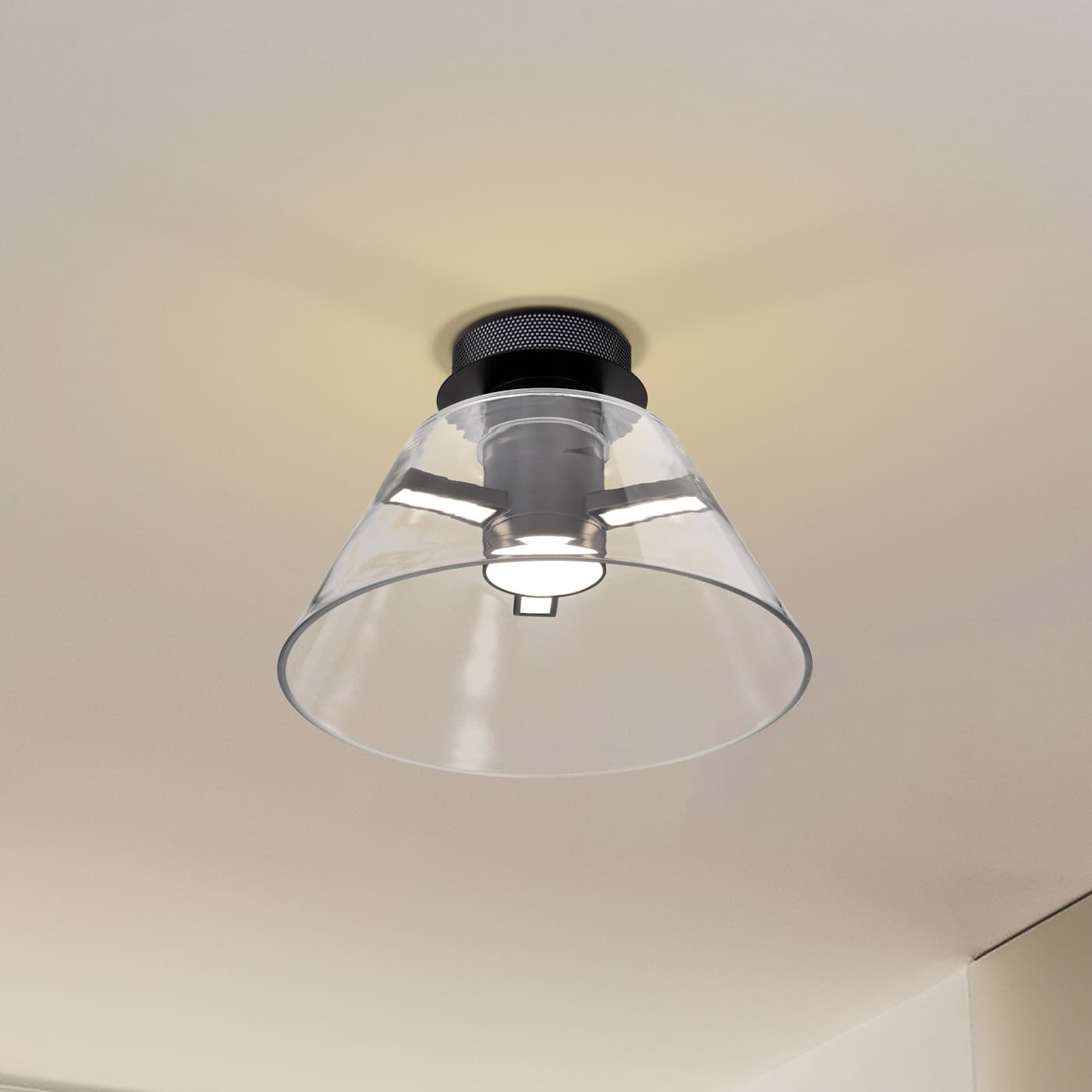 EDMOND 14" LED SEMI FLUSH - 62-2063