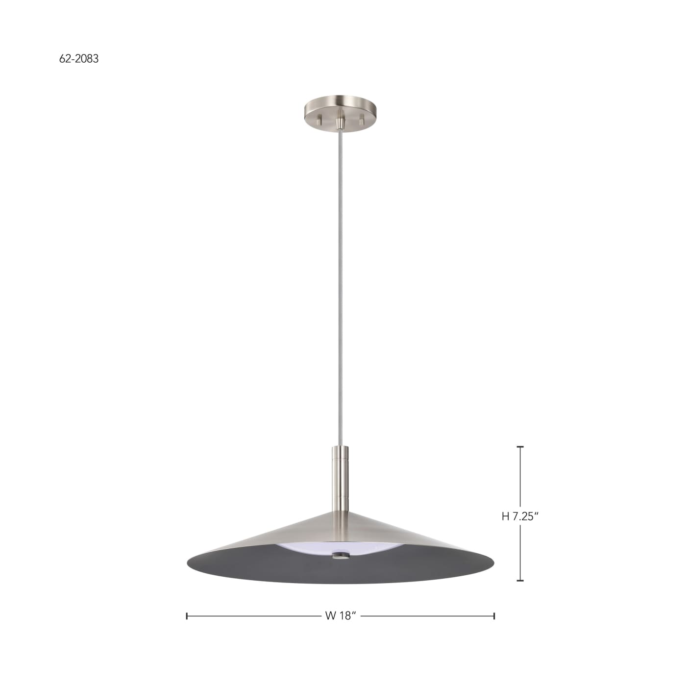 CORRINE 18" LED PENDANT - 62-2083