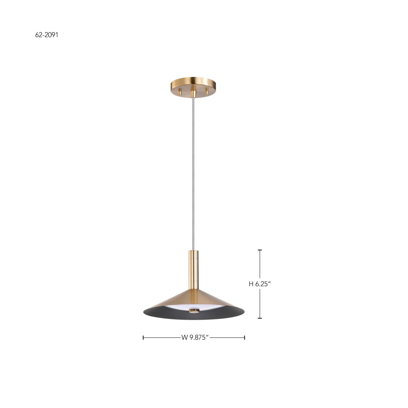 CORRINE 10" LED PENDANT - 62-2091