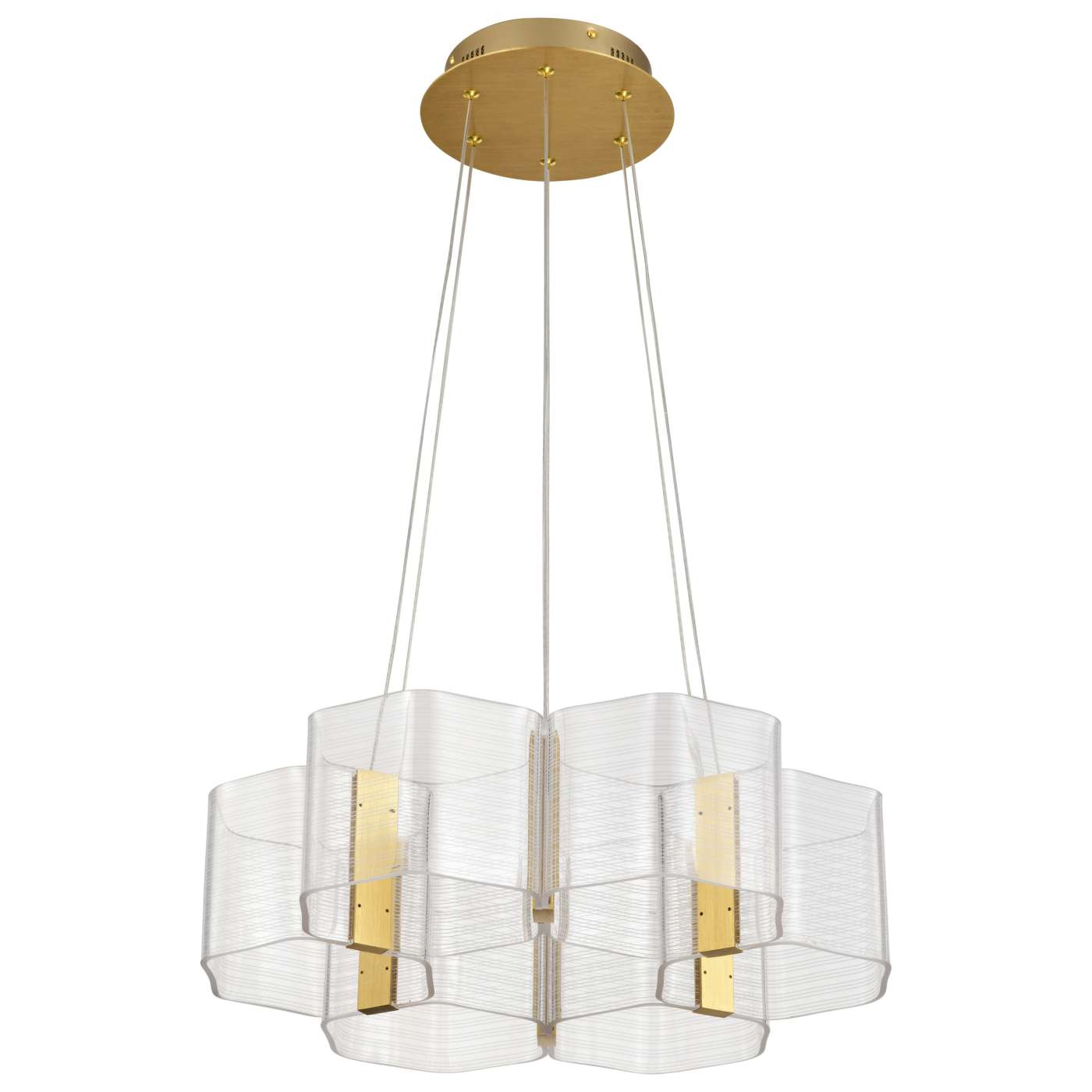 KENZO LED 6 LIGHT CHANDELIER - 62-2403