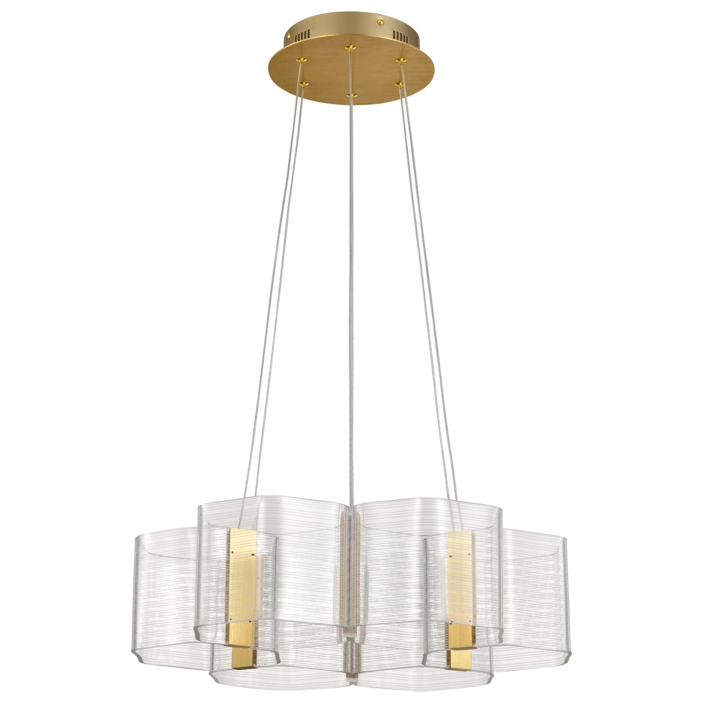KENZO LED 6 LIGHT CHANDELIER - 62-2403