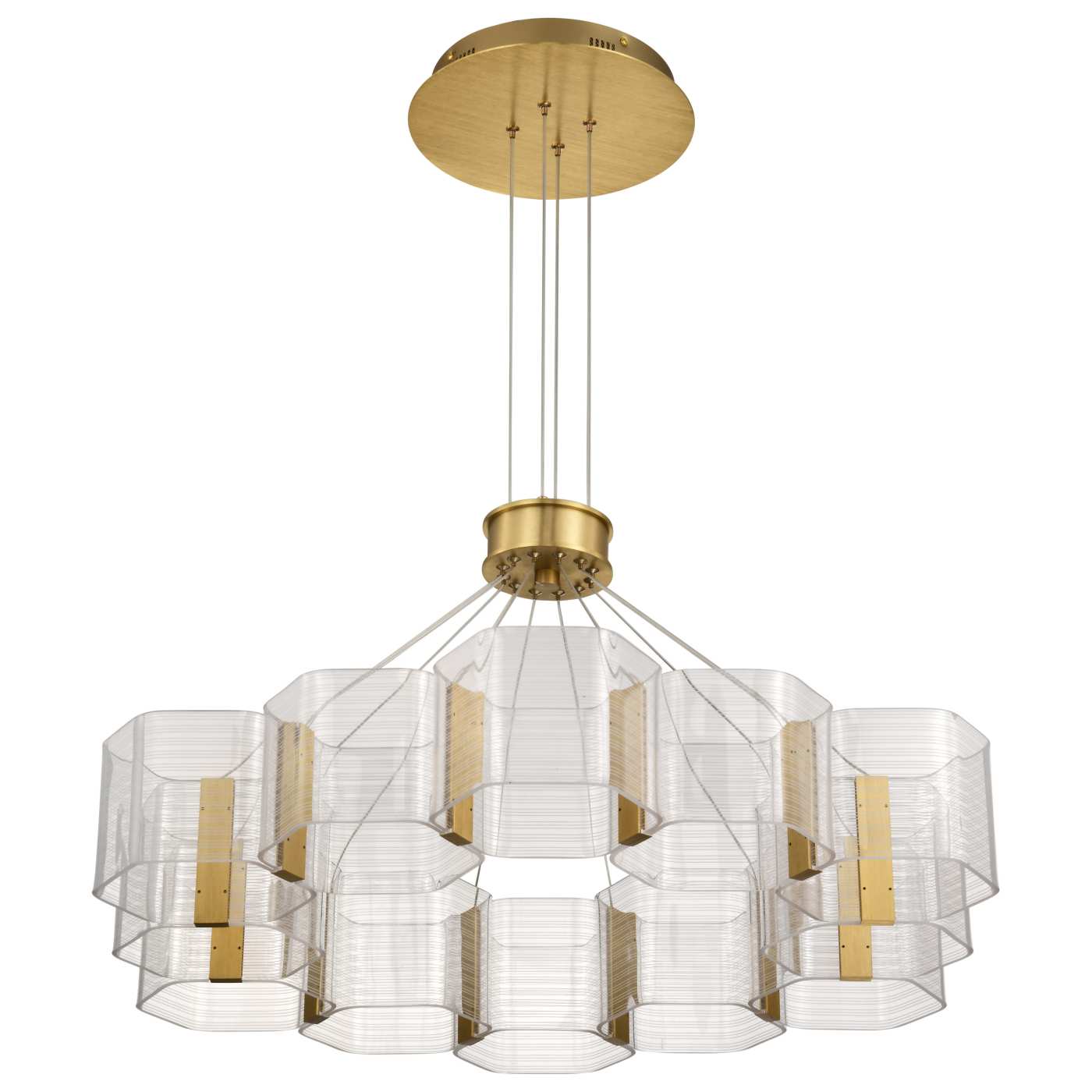 KENZO LED 12 LIGHT CHANDELIER - 62-2404