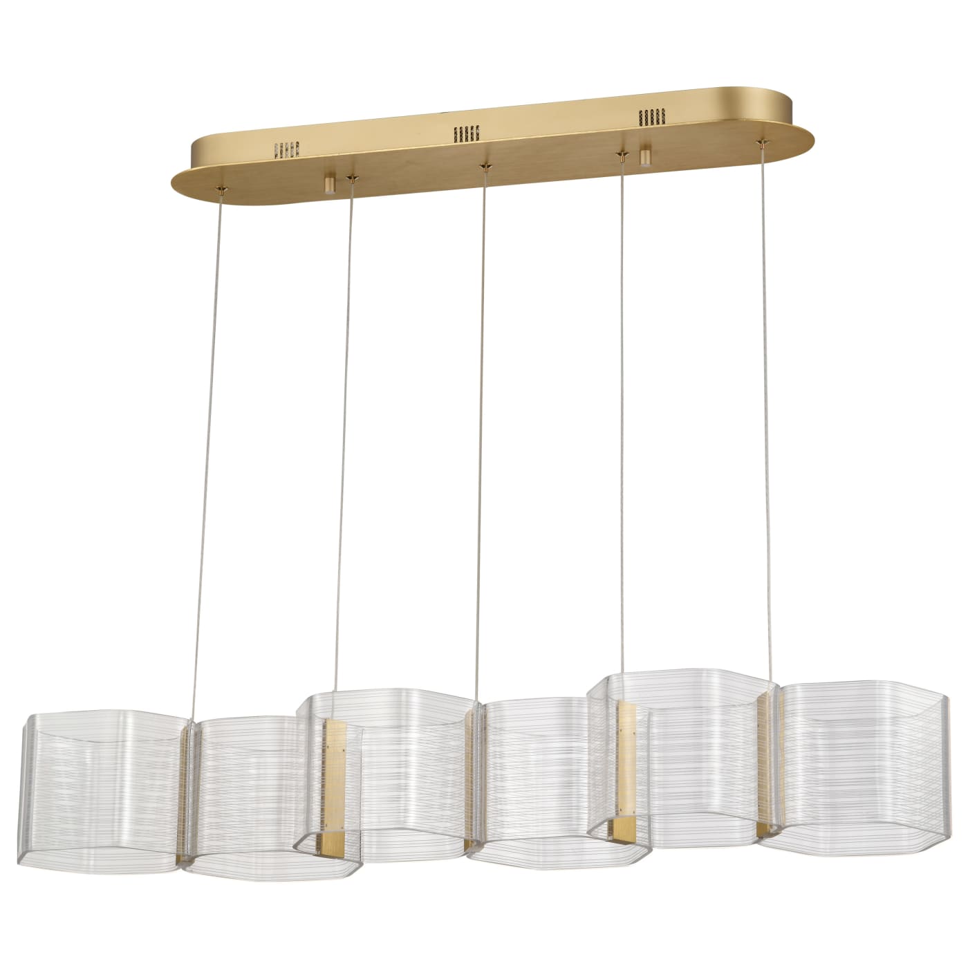 KENZO LED 6 LT ISLAND PENDANT - 62-2405