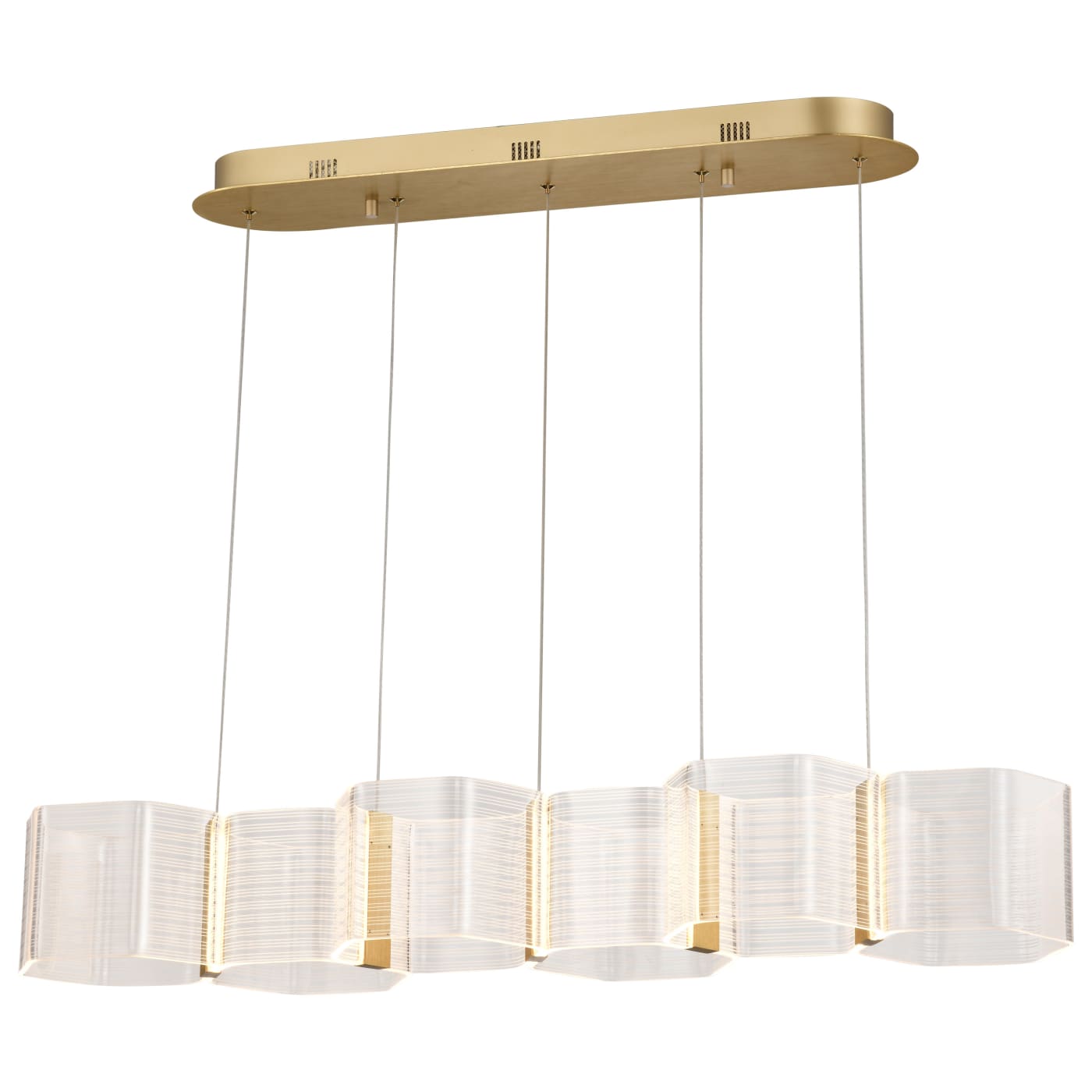 KENZO LED 6 LT ISLAND PENDANT - 62-2405