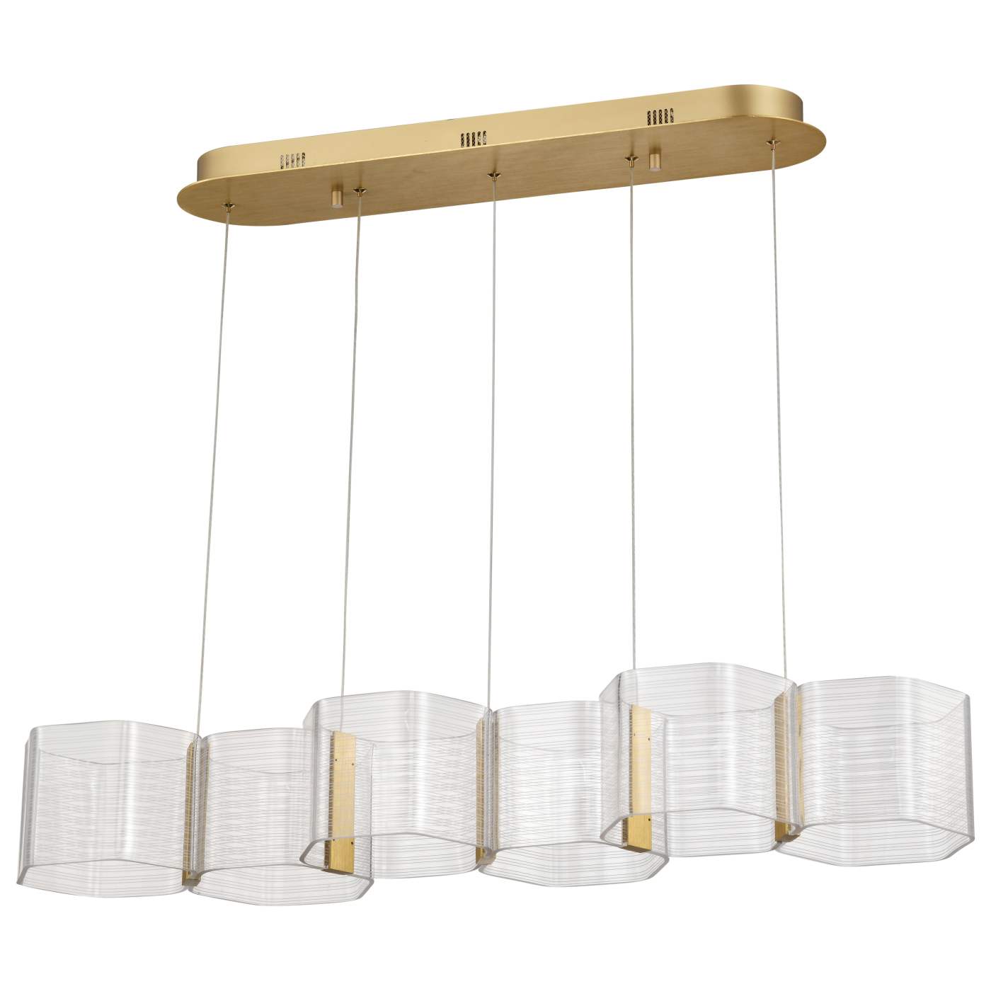 KENZO LED 6 LT ISLAND PENDANT - 62-2405