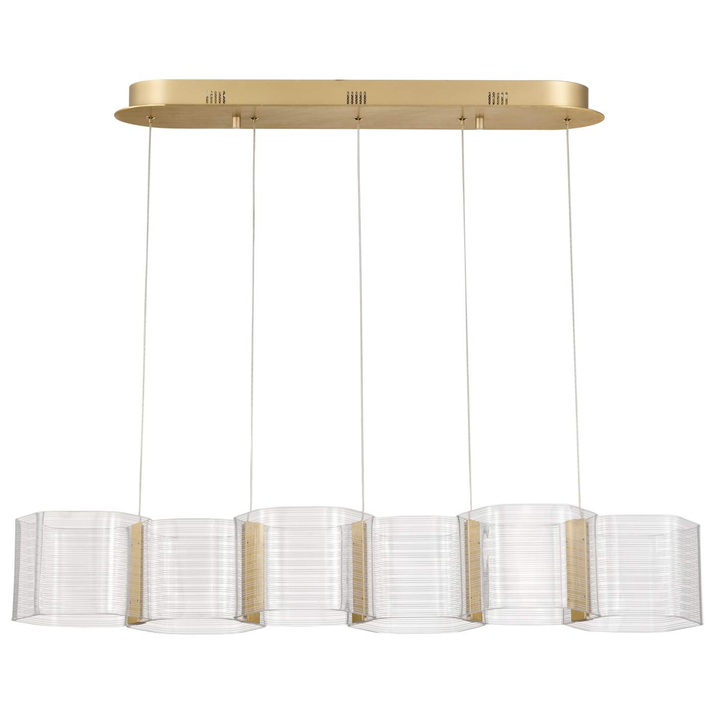 KENZO LED 6 LT ISLAND PENDANT - 62-2405