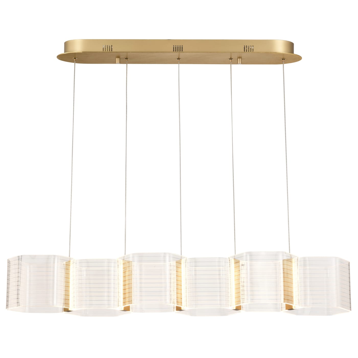 KENZO LED 6 LT ISLAND PENDANT - 62-2405