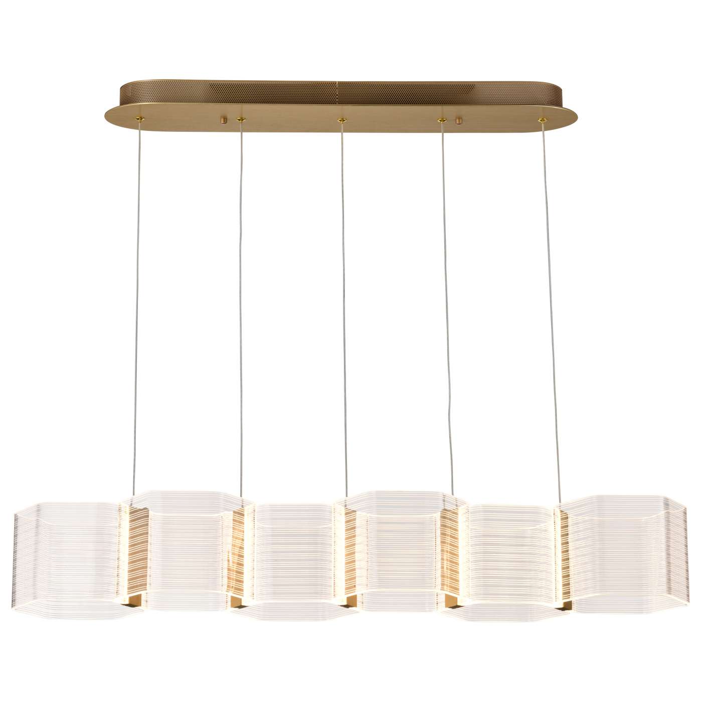KENZO LED 6 LT ISLAND PENDANT - 62-2405