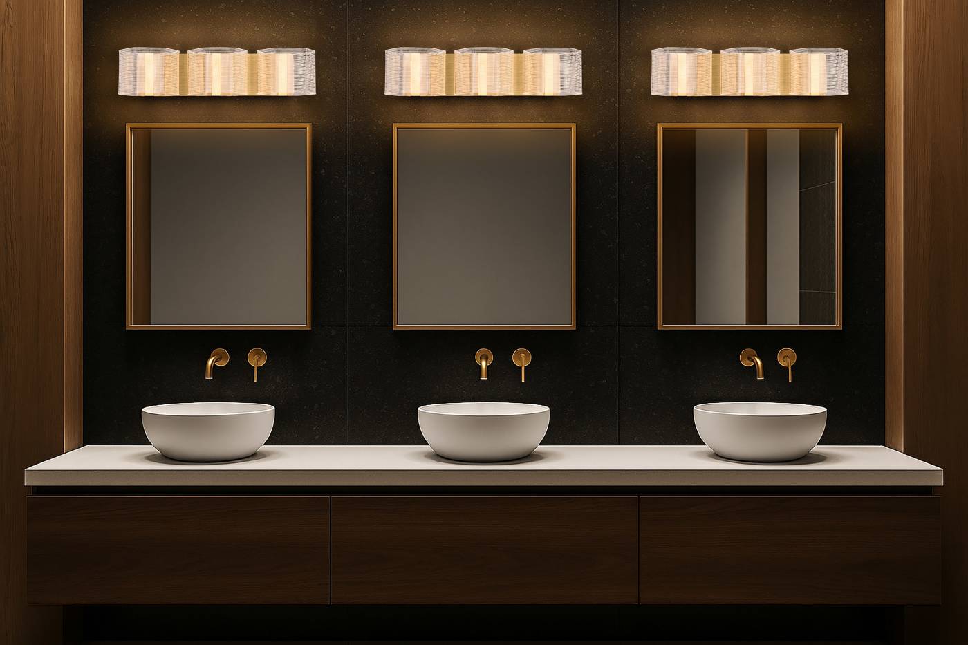 KENZO LED 3 LIGHT VANITY - 62-2408