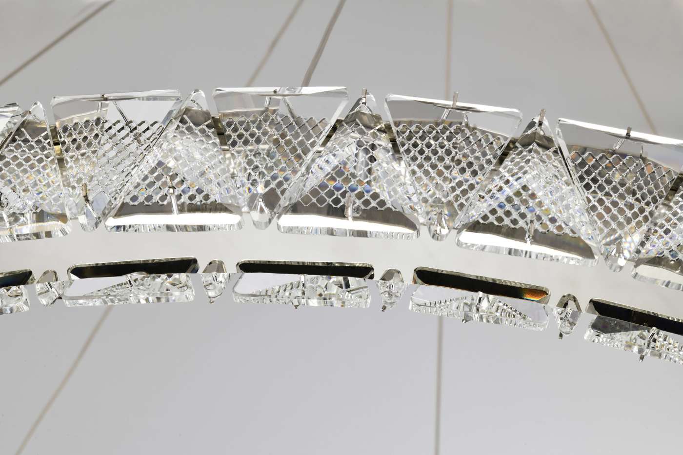 ASHER 36" ROUND CRYSTAL PENDAN - 62-2442