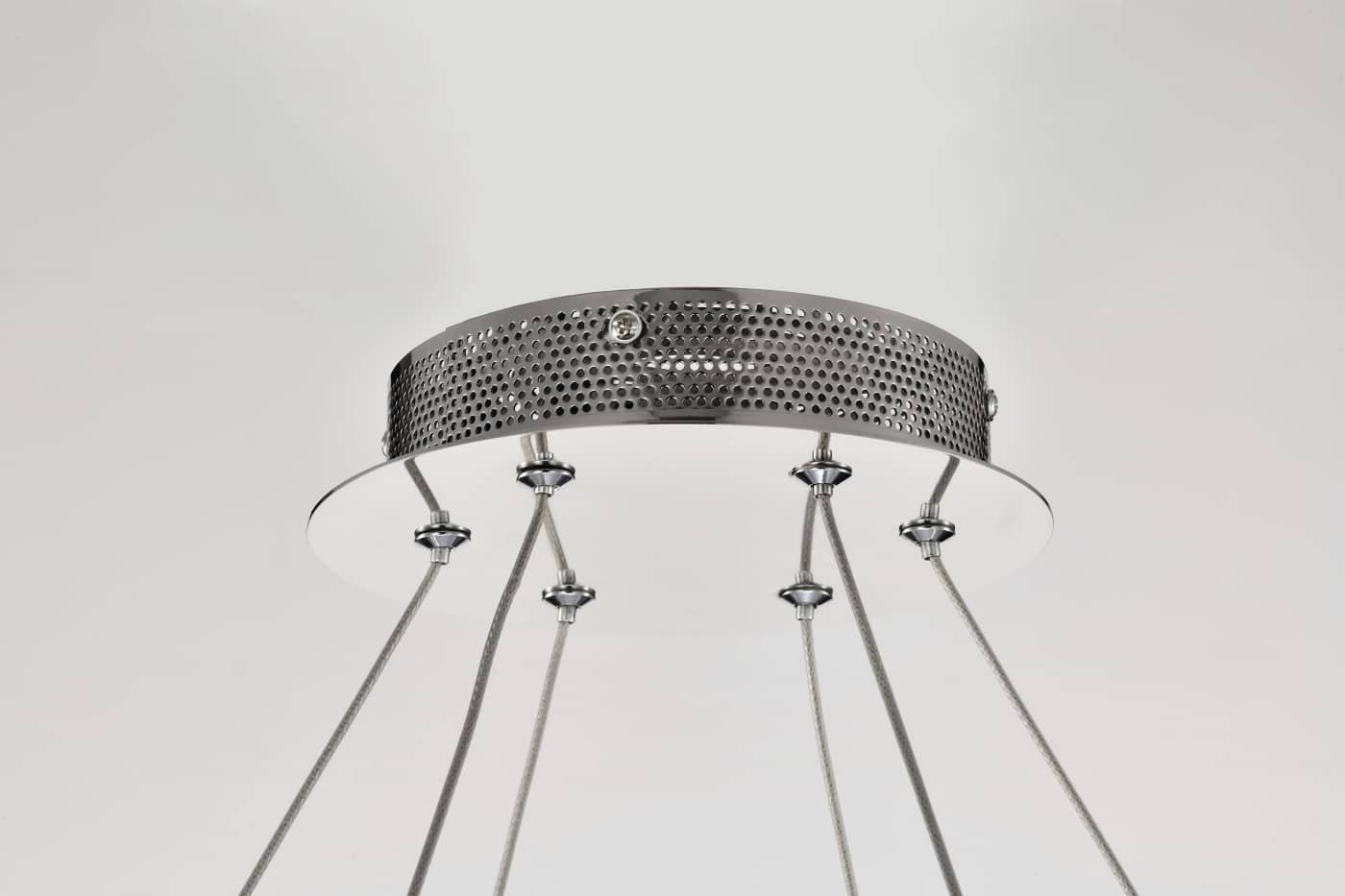 ASHER 36" ROUND CRYSTAL PENDAN - 62-2442