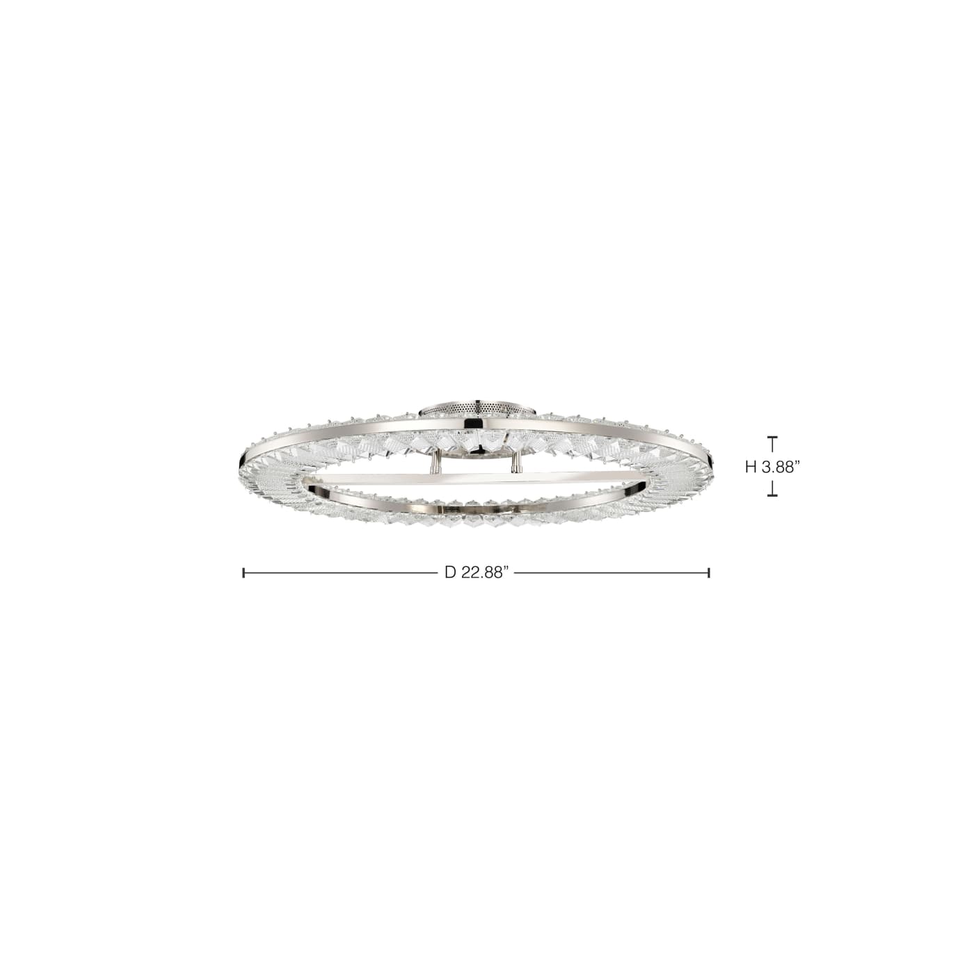 NOVA 23" LED ROUND FLUSH - 62-2444