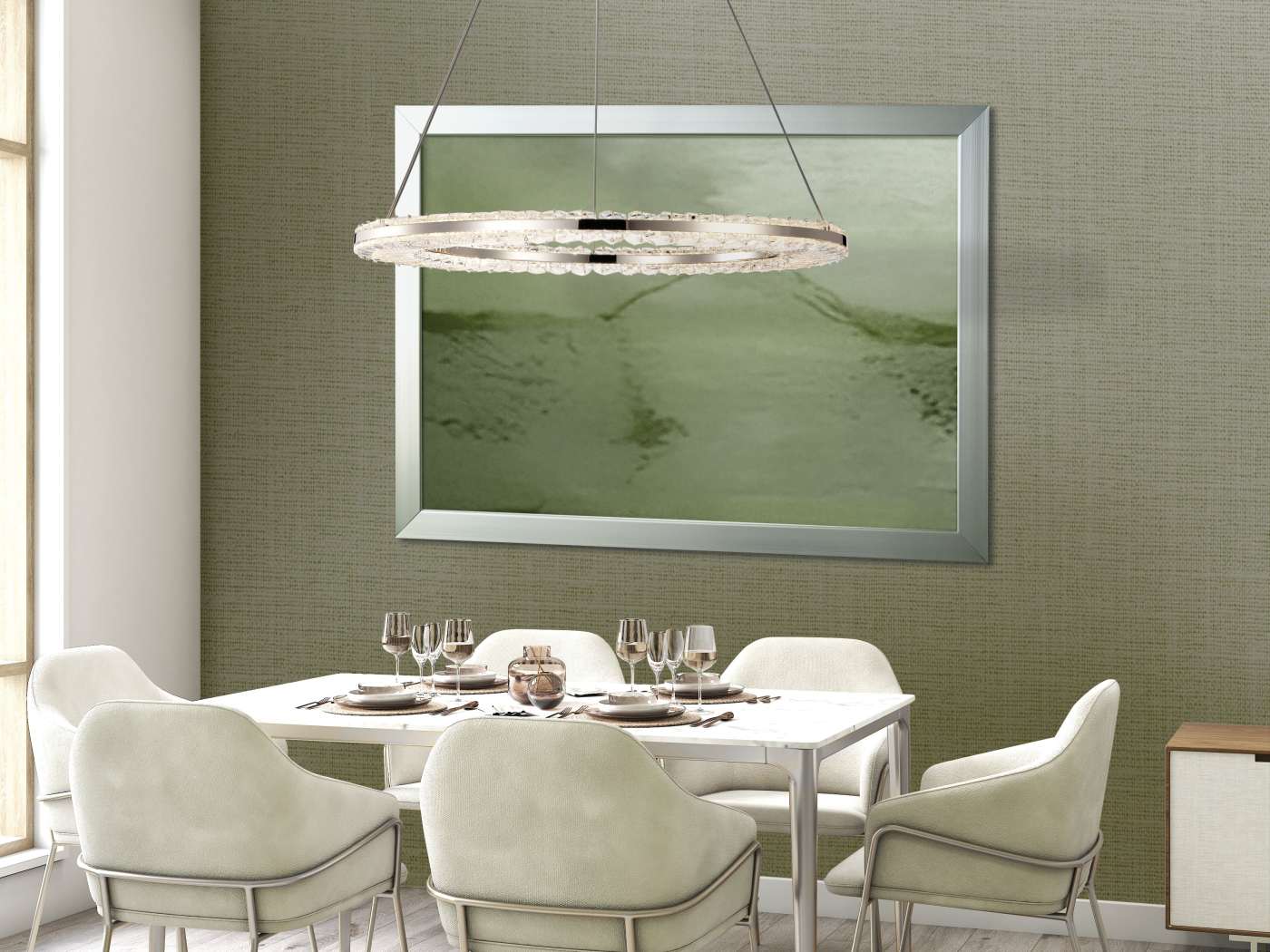 NOVA 23" LED ROUND PENDANT - 62-2446