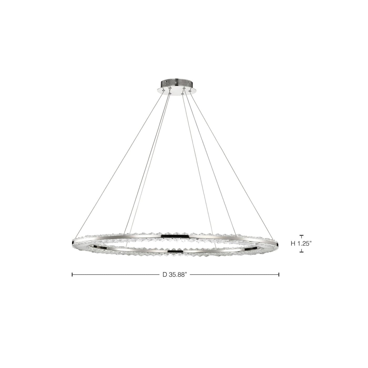 NOVA 36" LED ROUND PENDANT - 62-2447