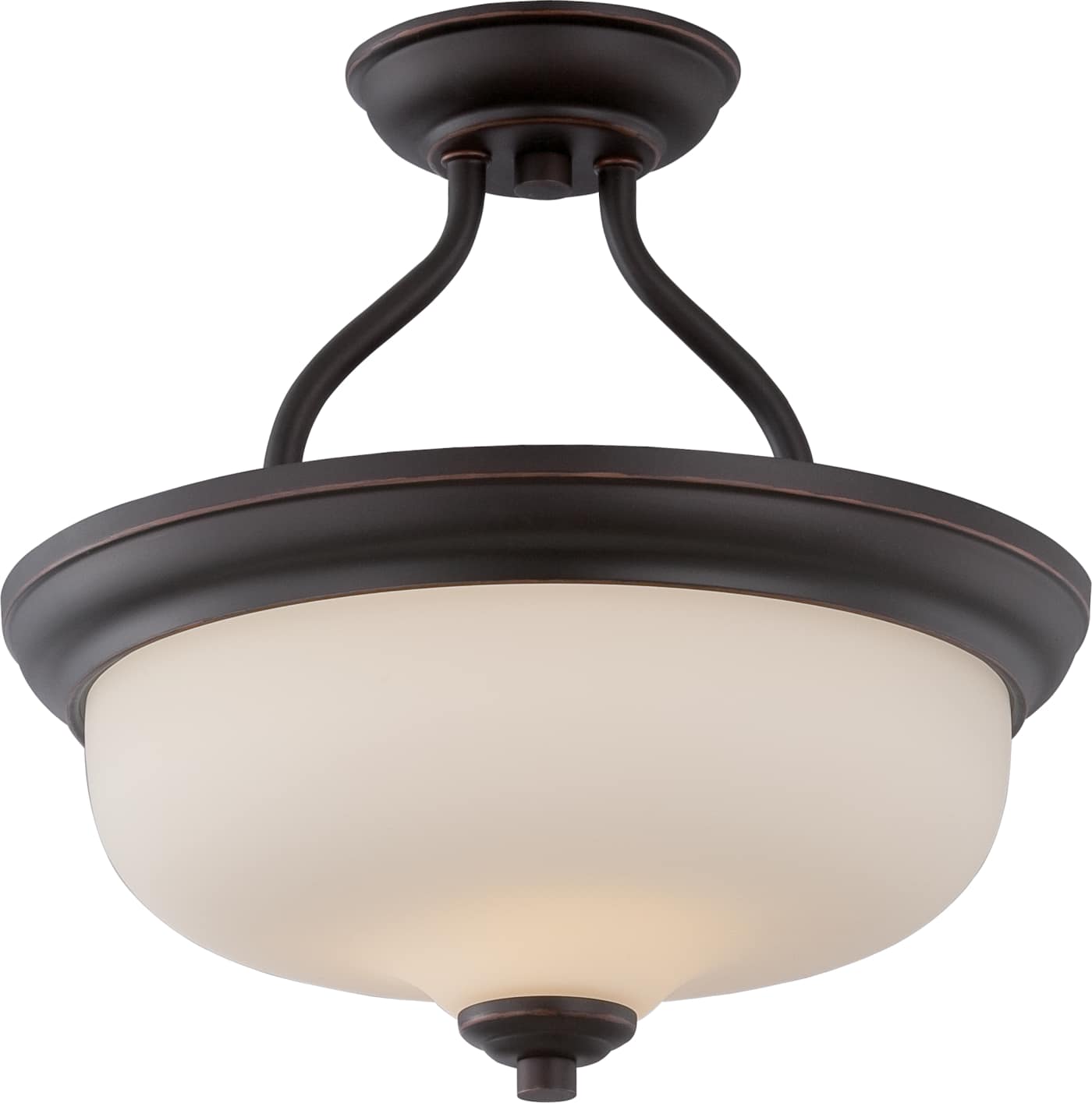 KIRK 2 LT LED SEMI FLUSH - 62-394