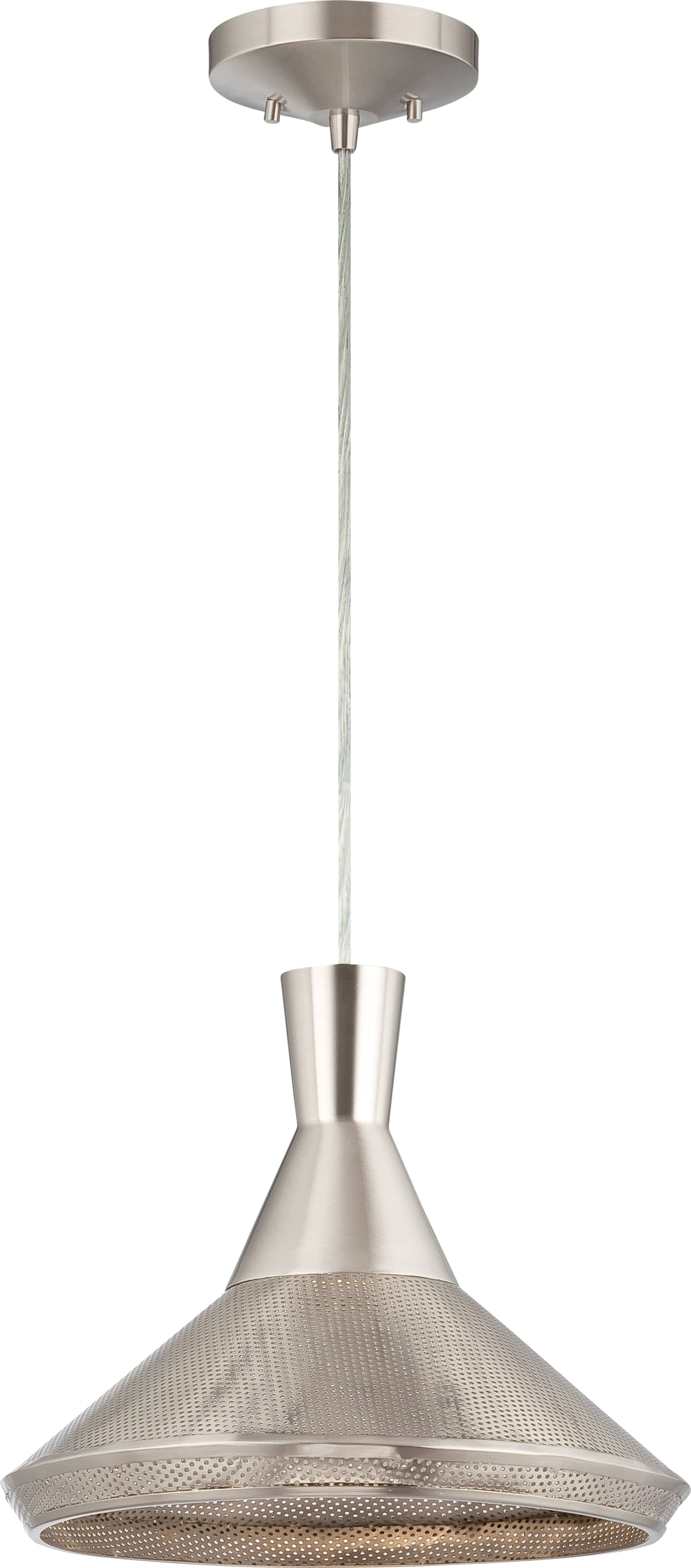 LUGER 1 LT METAL SHADE PENDANT - 62-472