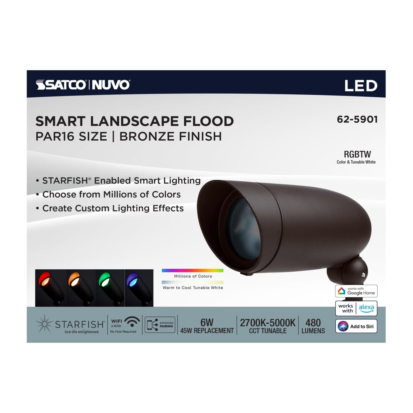 LED 6W LANDSCAPE FLOOD - 62-5901