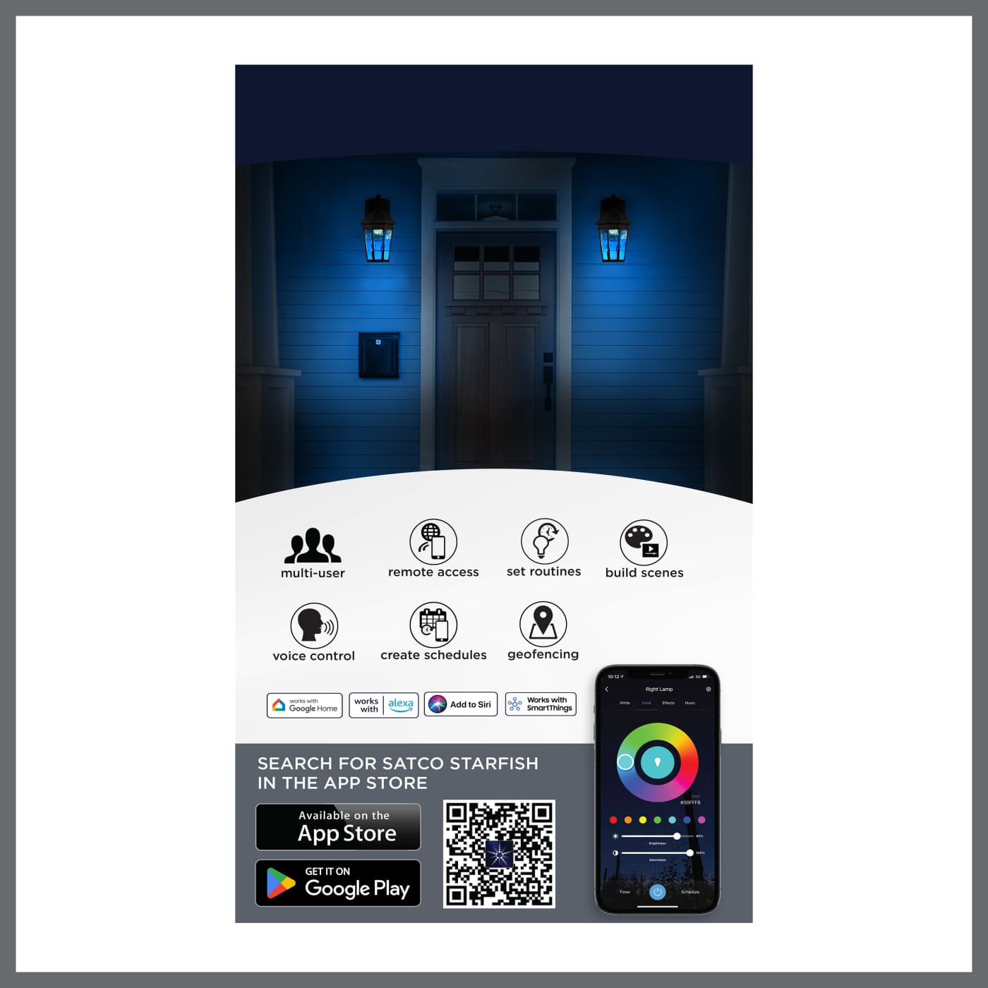 EAST RIVER 1LT OUTDOOR SM WALL - 62-5945