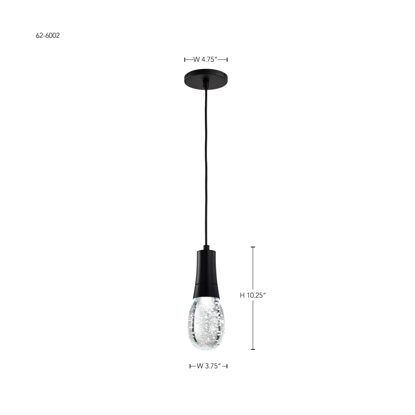 LACEY 4" LED RGB/TW PENDANT - 62-6002