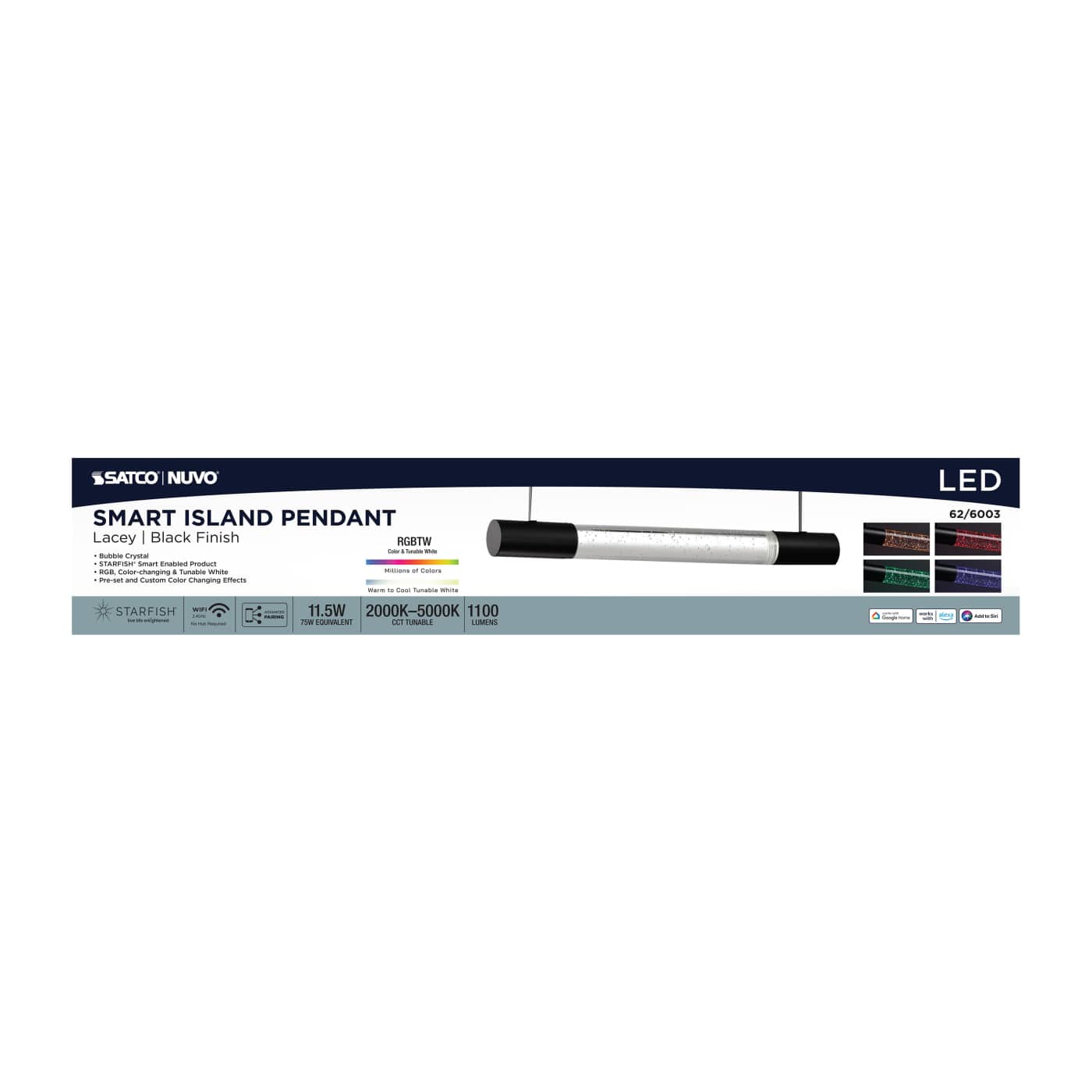 LACEY 23" LED RGB/TW ISLS PEN - 62-6003