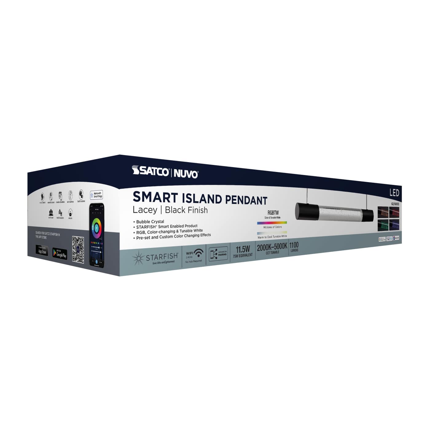 LACEY 23" LED RGB/TW ISLS PEN - 62-6003