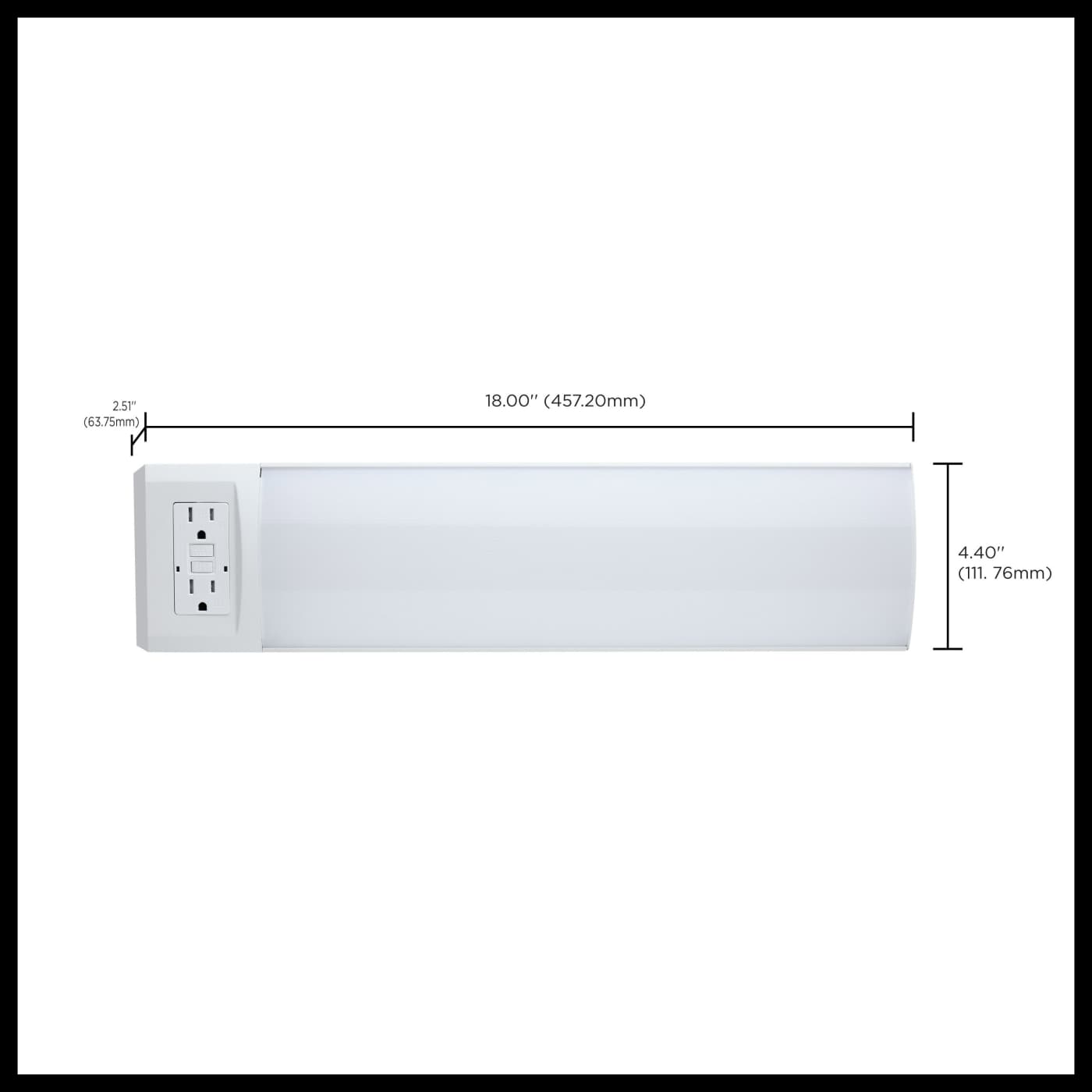 LED 18" WRAP WITH DUAL GFCIS - 62-700