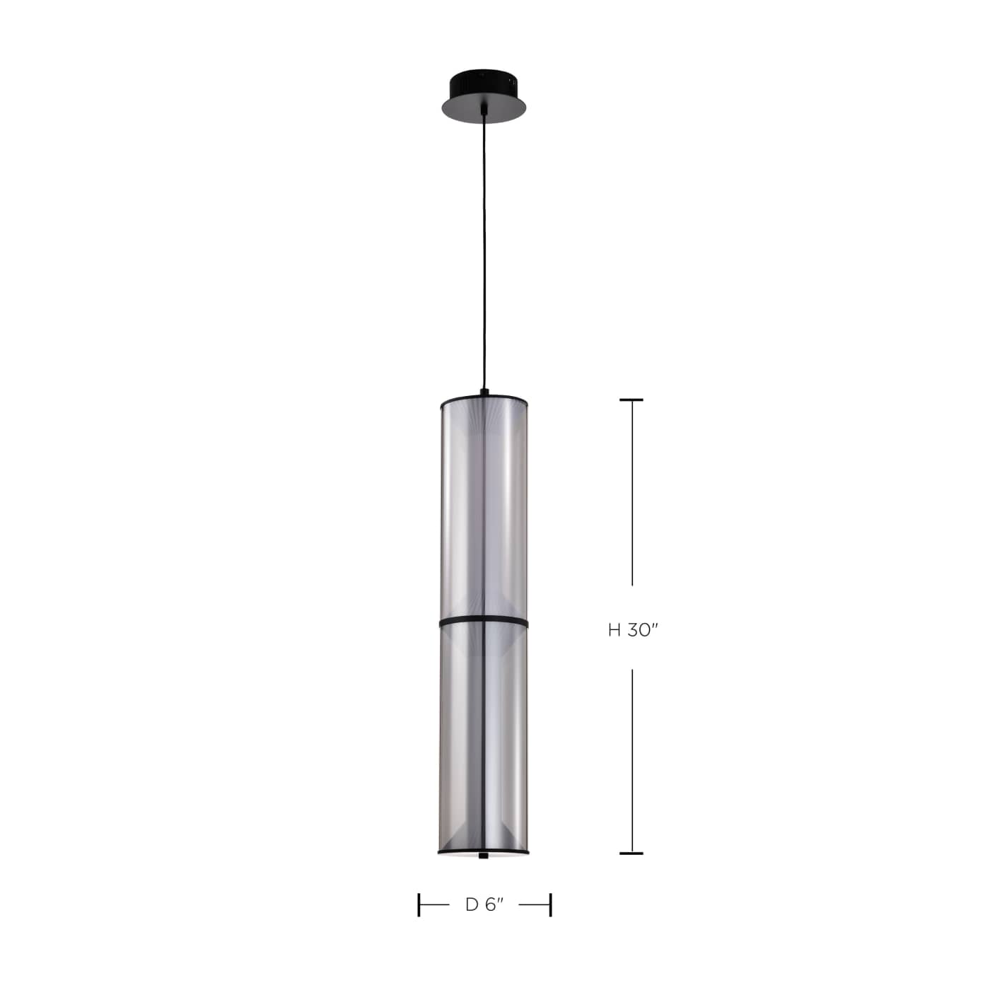 SILHOUETTE LRG PENDANT - 62-8022