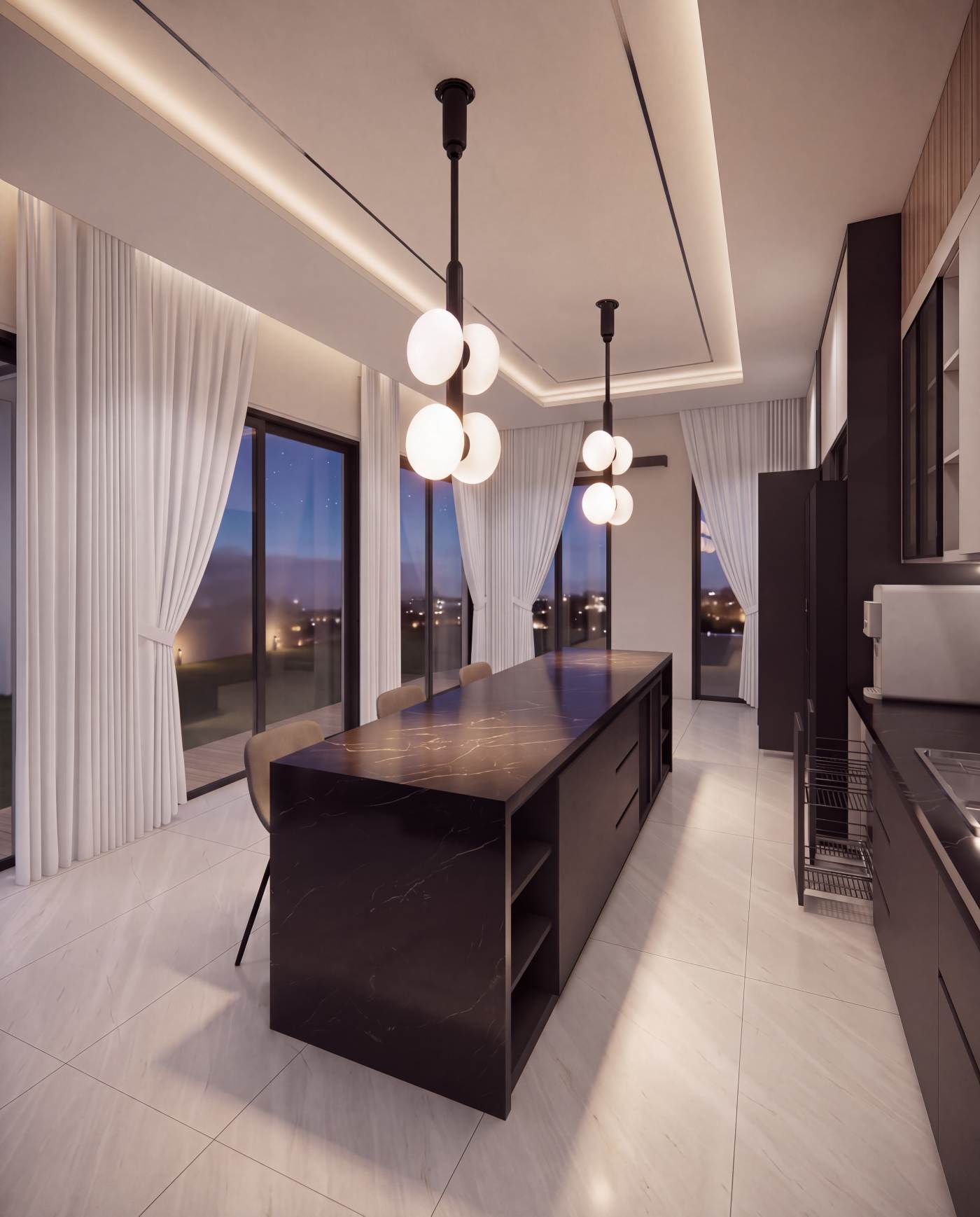 APOLLO 4 LT LED PENDANT - 62-8072