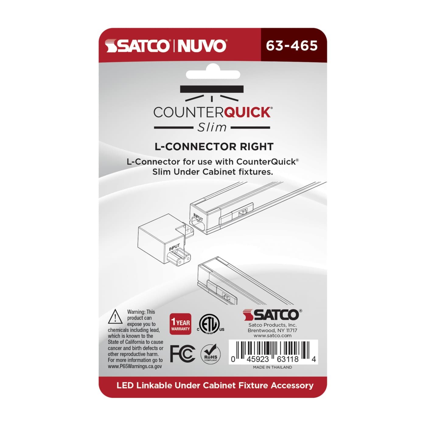 L-CONNECTOR RIGHT - 63-465