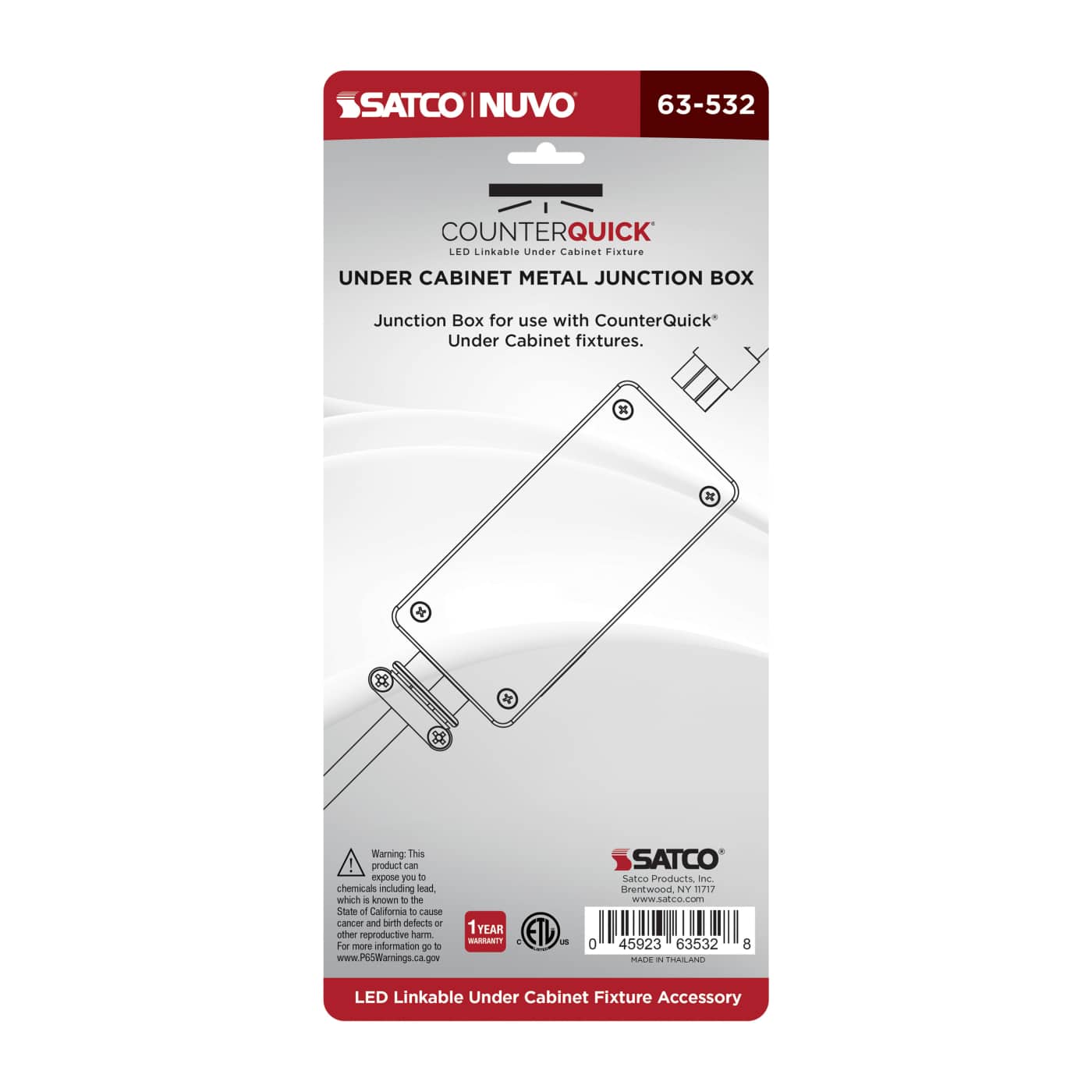 UNDER CAB JBOX METAL DK BRZ - 63-532