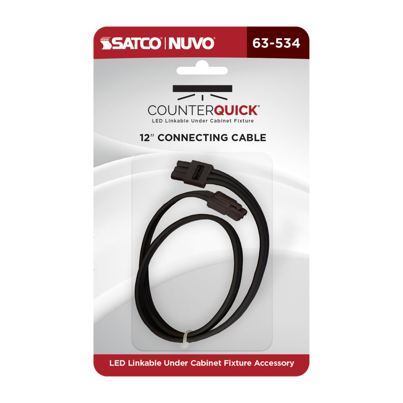 UNDER CAB LINK CABLE 12" BLK - 63-534