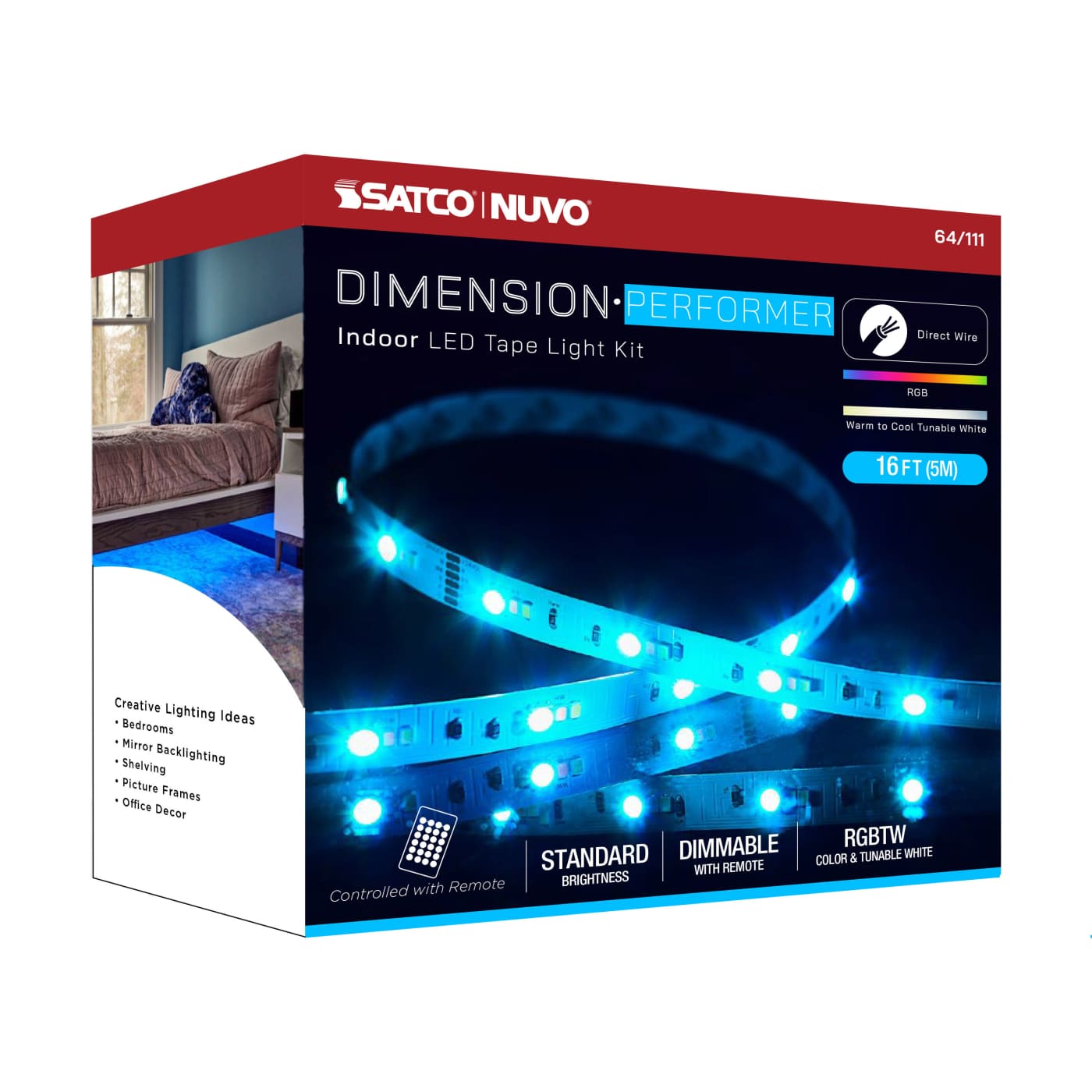 TAPE/RGBTW/IP20/JBOX/16' - 64-111