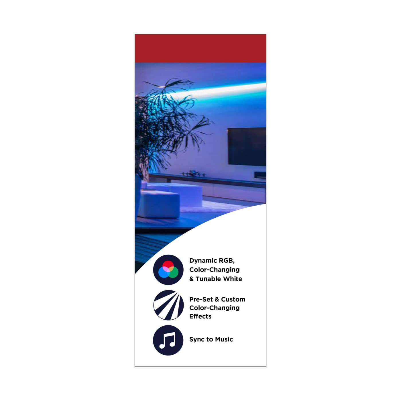 TAPE/RGBTW-HO/IP20/PLUG/SF/64' - 64-132