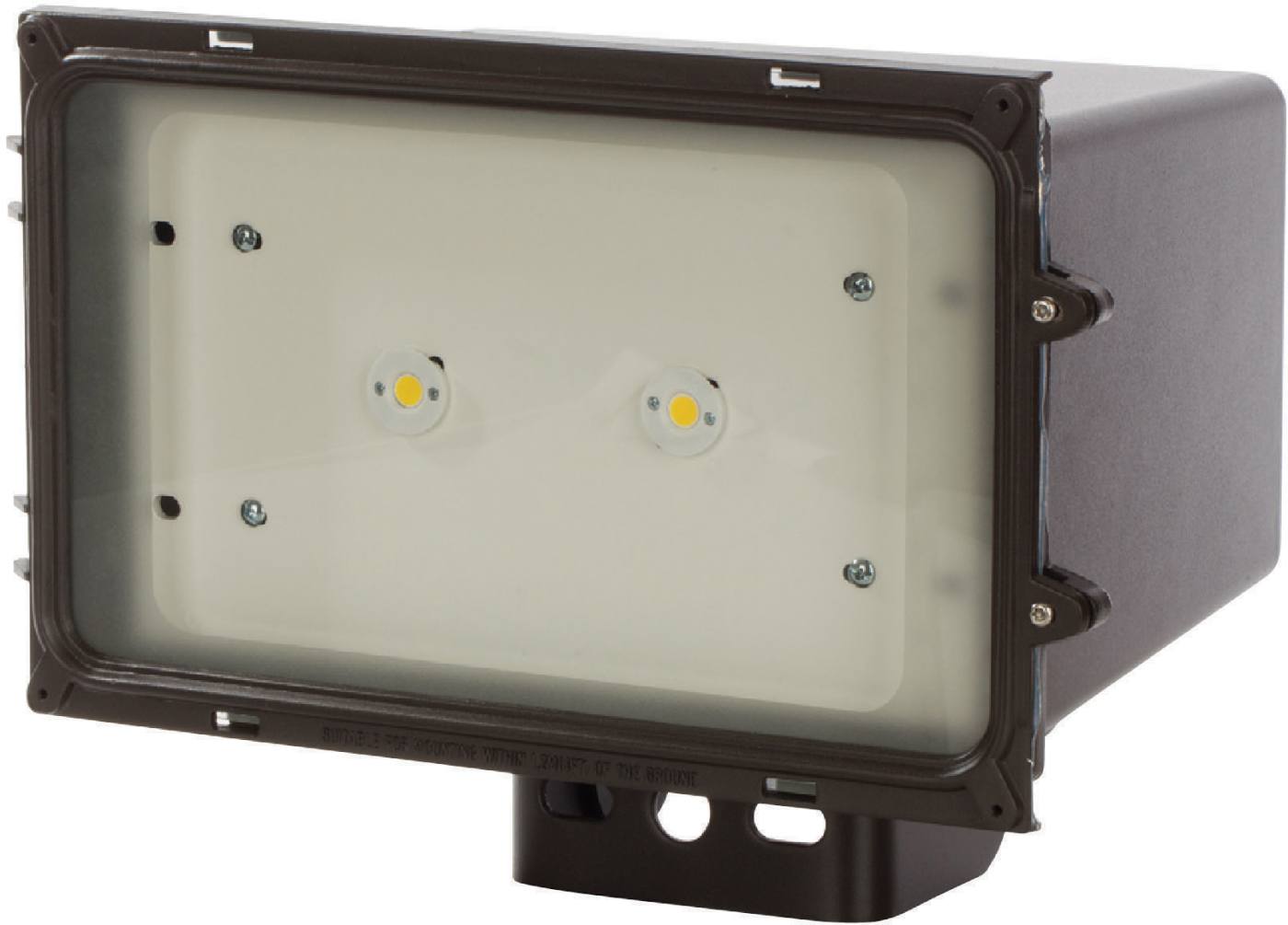 LED SQUARE FLOOD 43W BRONZE - 65-072