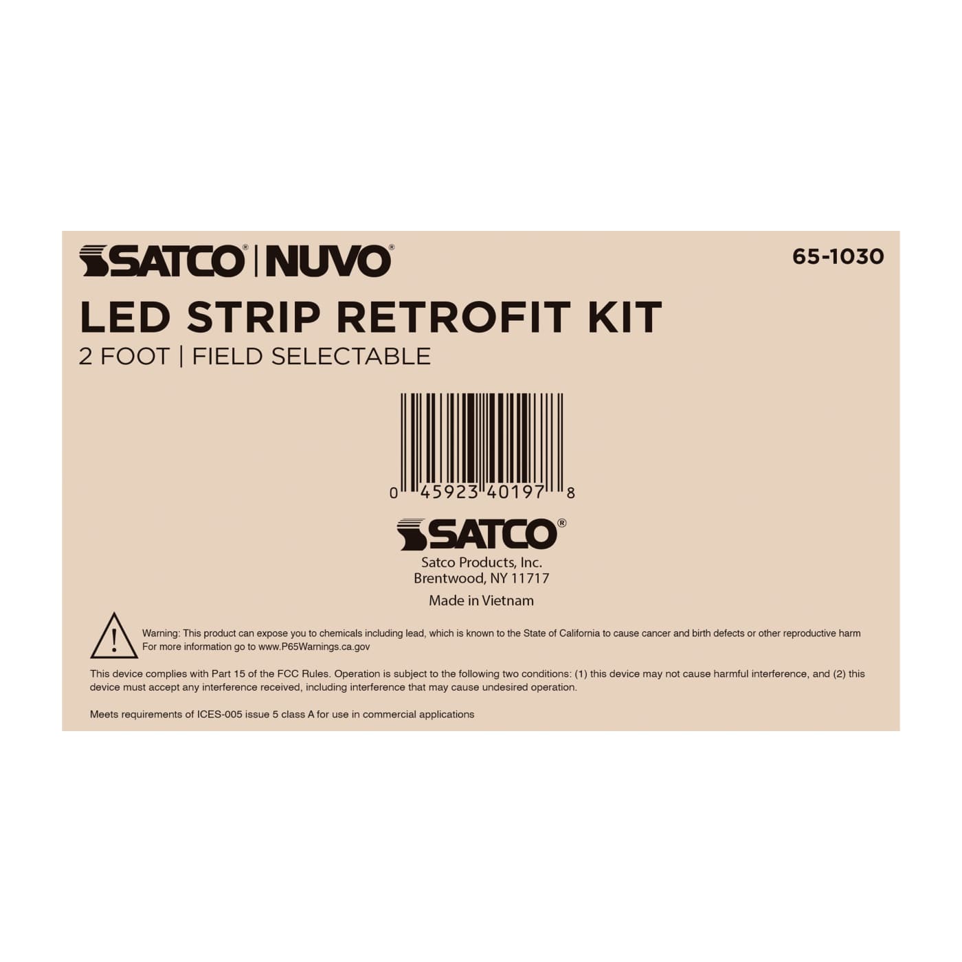 2FT 25W LED STRIP RETROFIT - 65-1030