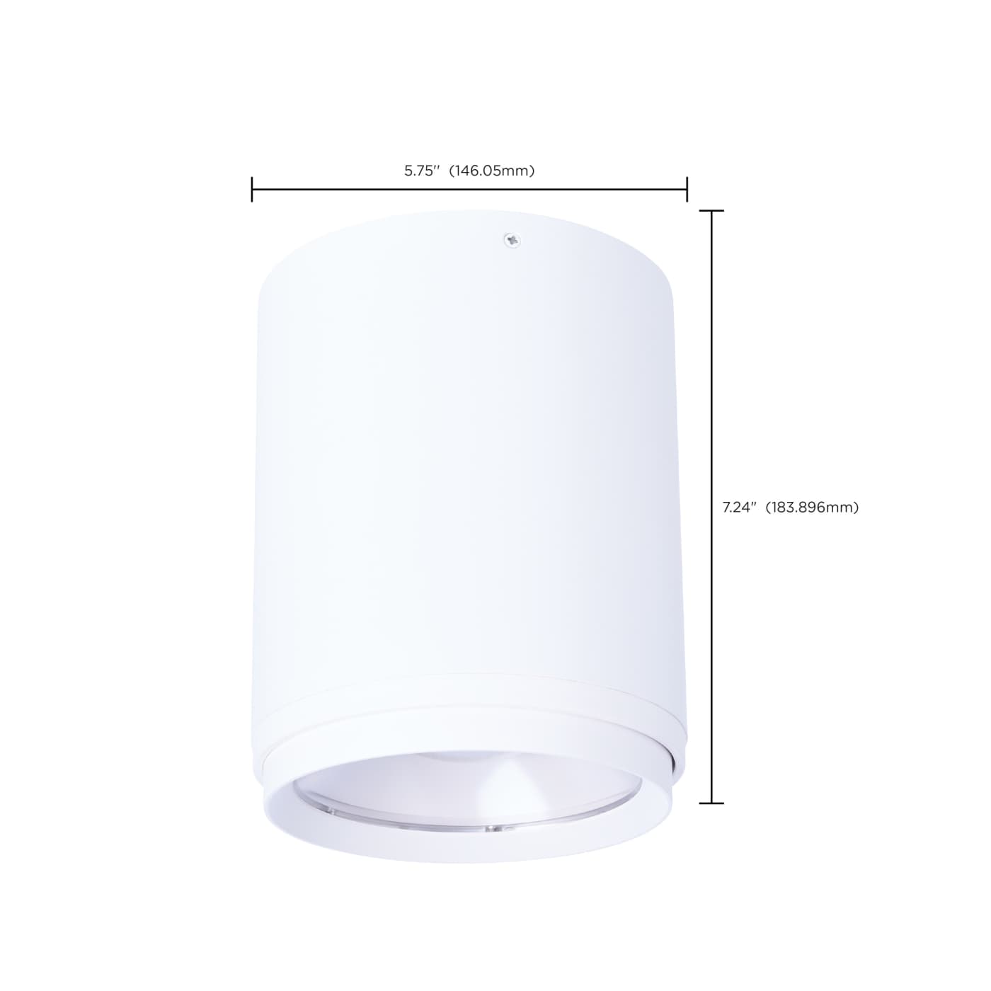 LED CYLINDER FLUSH WHITE - 65-1050
