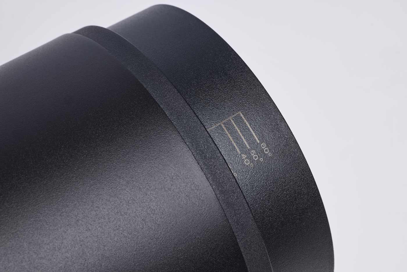LED CYLINDER FLUSH BLACK - 65-1051