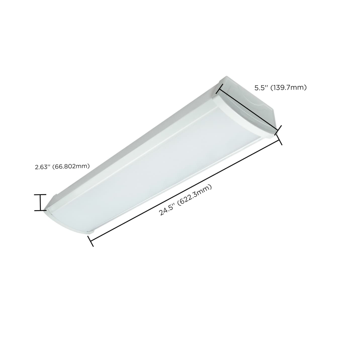 2FT LED CEILING WRAP - 65-1081