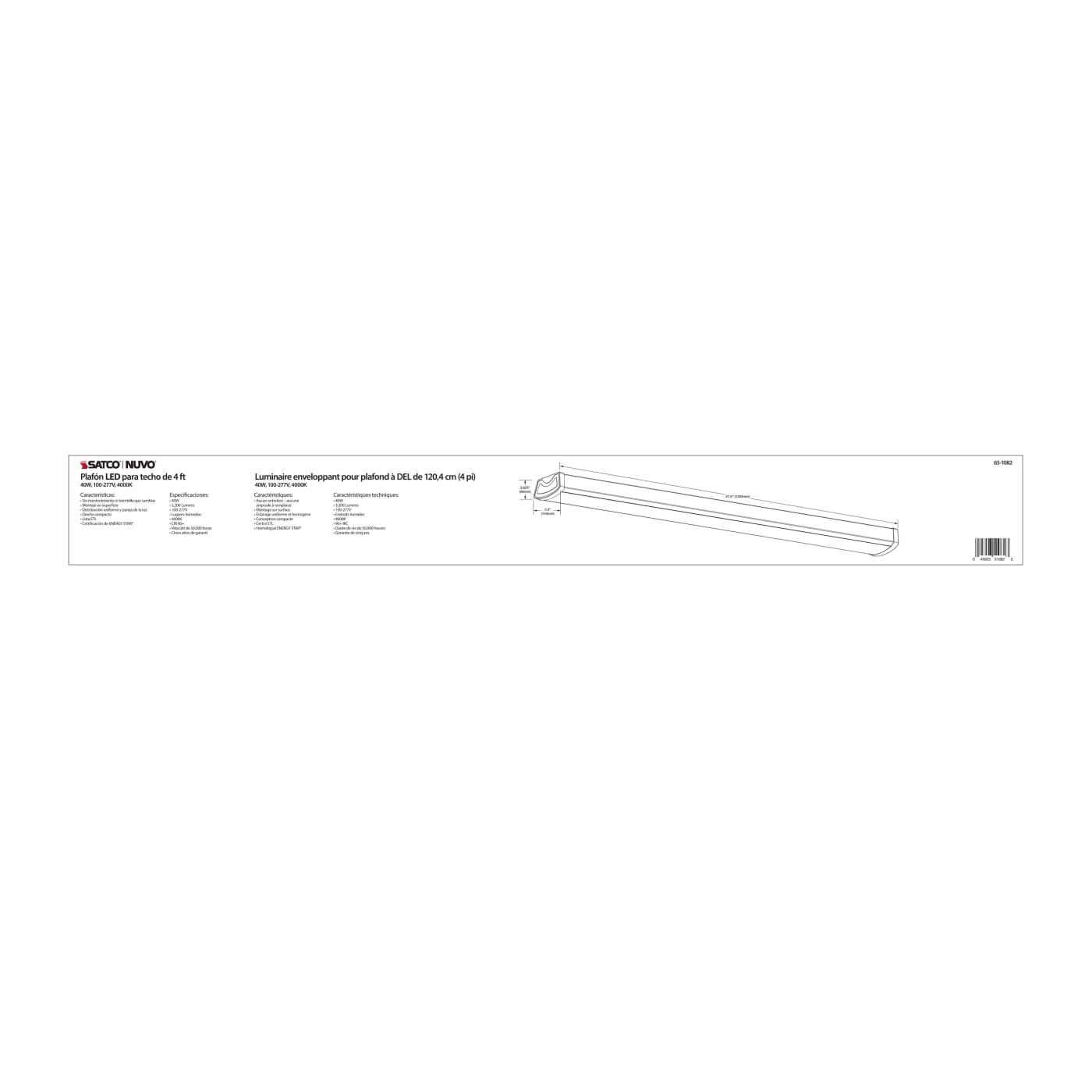 4FT LED CEILING WRAP - 65-1082